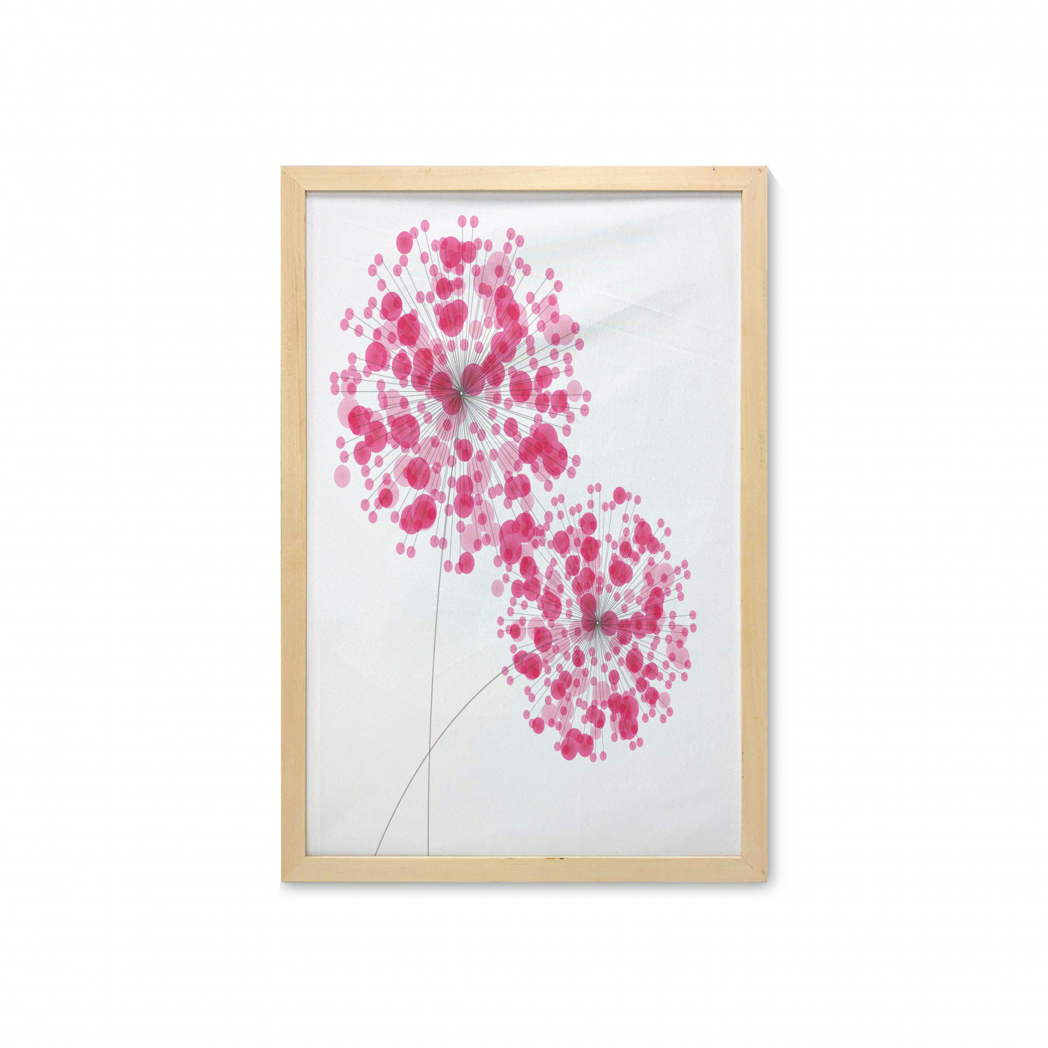 Ambesonne Pink Wall Art with Frame for Bathrooms Living Room Dorms - Picture 6 of 123