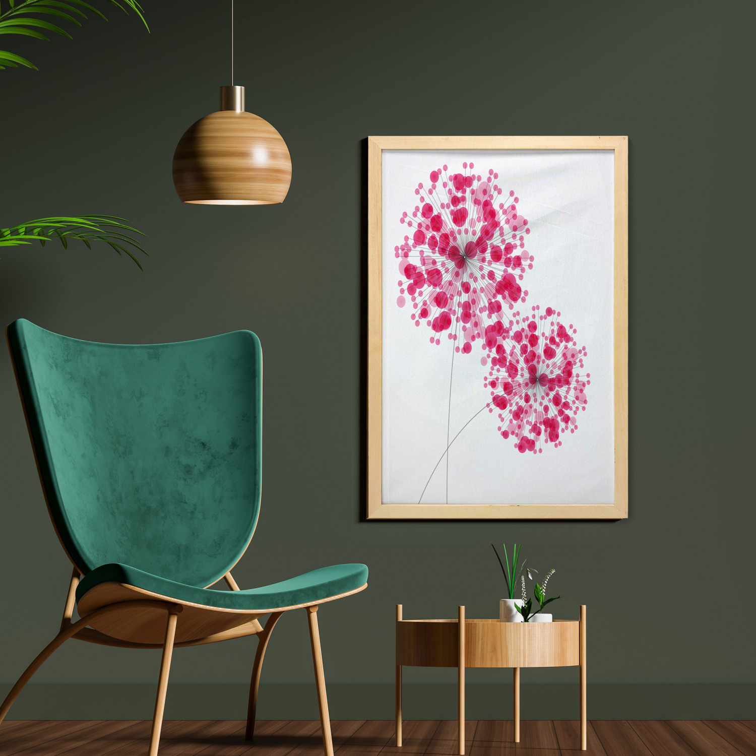 Ambesonne Pink Wall Art with Frame for Bathrooms Living Room Dorms - Picture 7 of 123