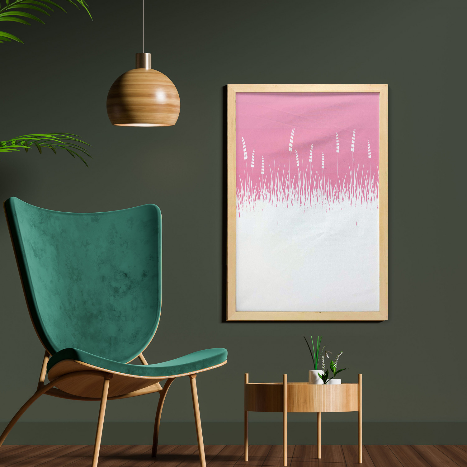 Ambesonne Pink Wall Art with Frame for Bathrooms Living Room Dorms - Picture 21 of 123