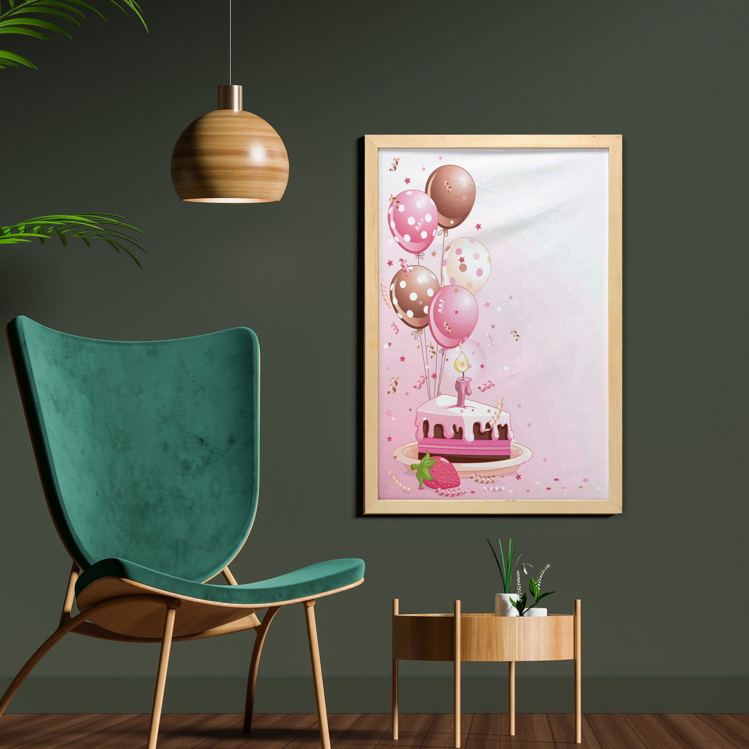 Ambesonne Pink Wall Art with Frame for Bathrooms Living Room Dorms - Picture 99 of 123