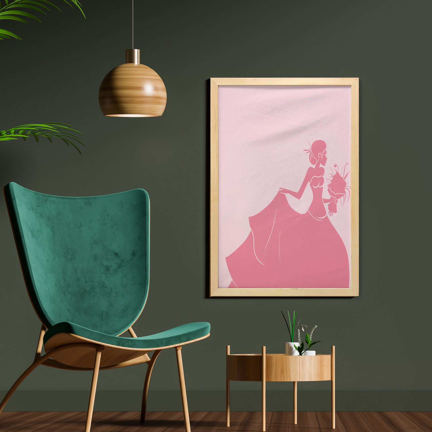 Ambesonne Pink Wall Art with Frame for Bathrooms Living Room Dorms - Picture 77 of 123