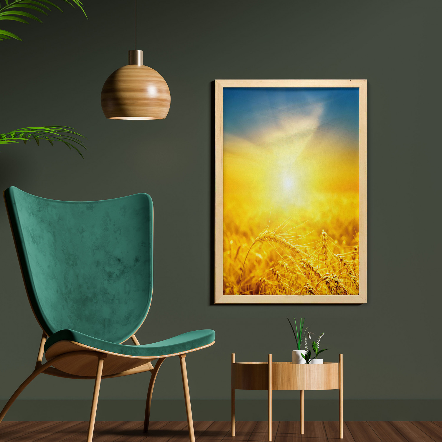 Ambesonne Country Wall Art with Frame for Bathrooms Living Room Dorms - Picture 43 of 123
