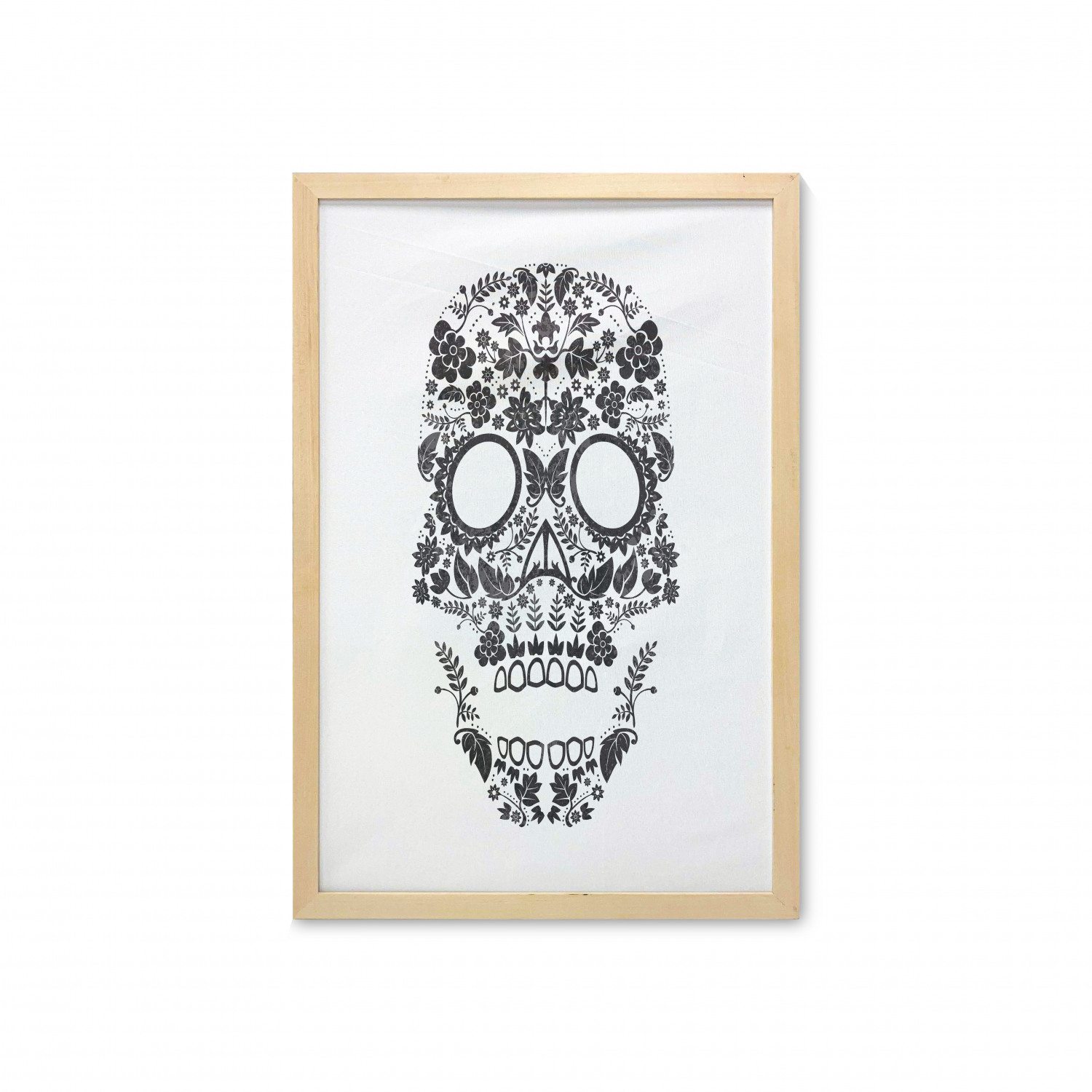 Ambesonne Sugar Skull Wall Art with Frame for Bathrooms Living Room Dorms - Picture 74 of 121