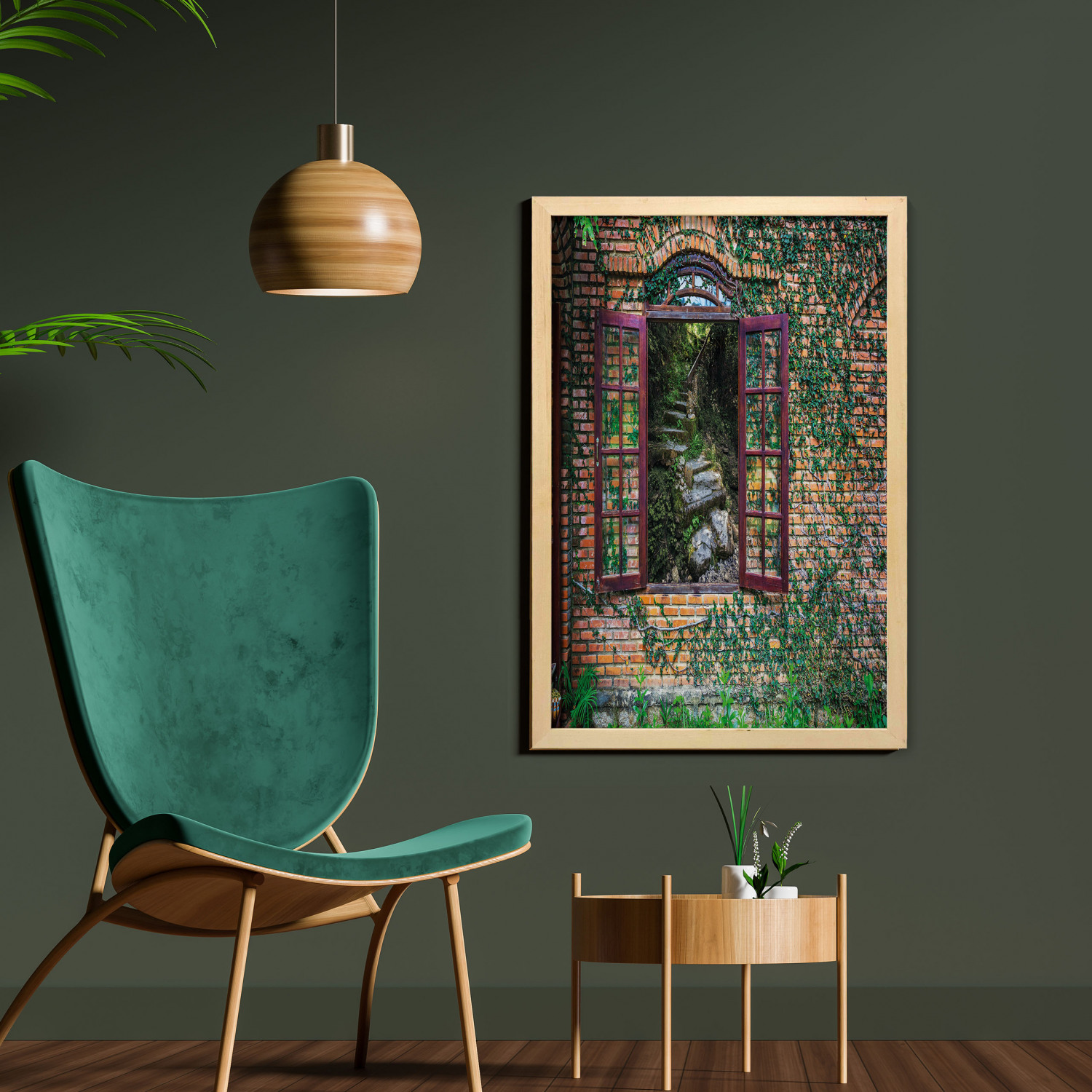 Ambesonne Country Wall Art with Frame for Bathrooms Living Room Dorms - Picture 51 of 123