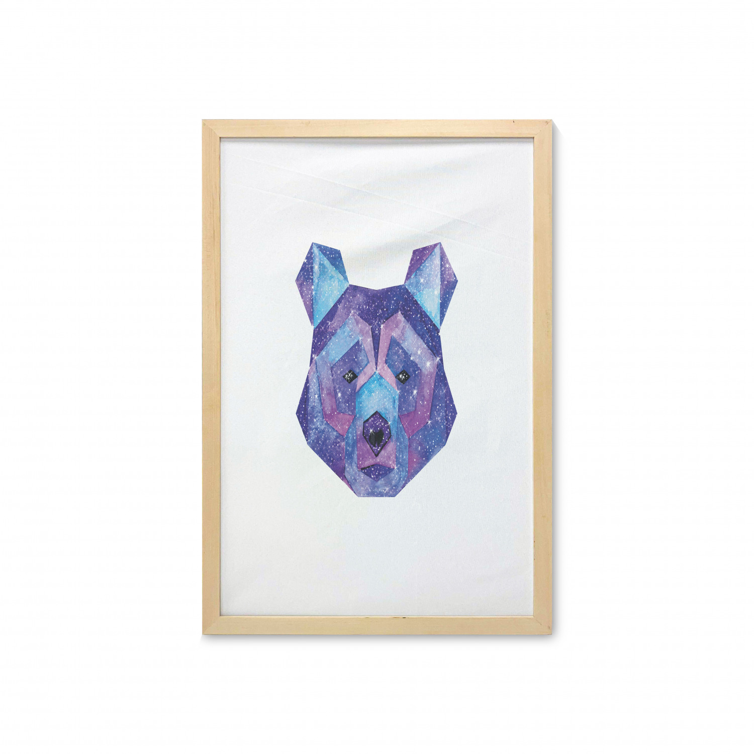 Ambesonne Bear Pattern Wall Art with Frame for Bathrooms Living Room Dorms - Picture 32 of 121