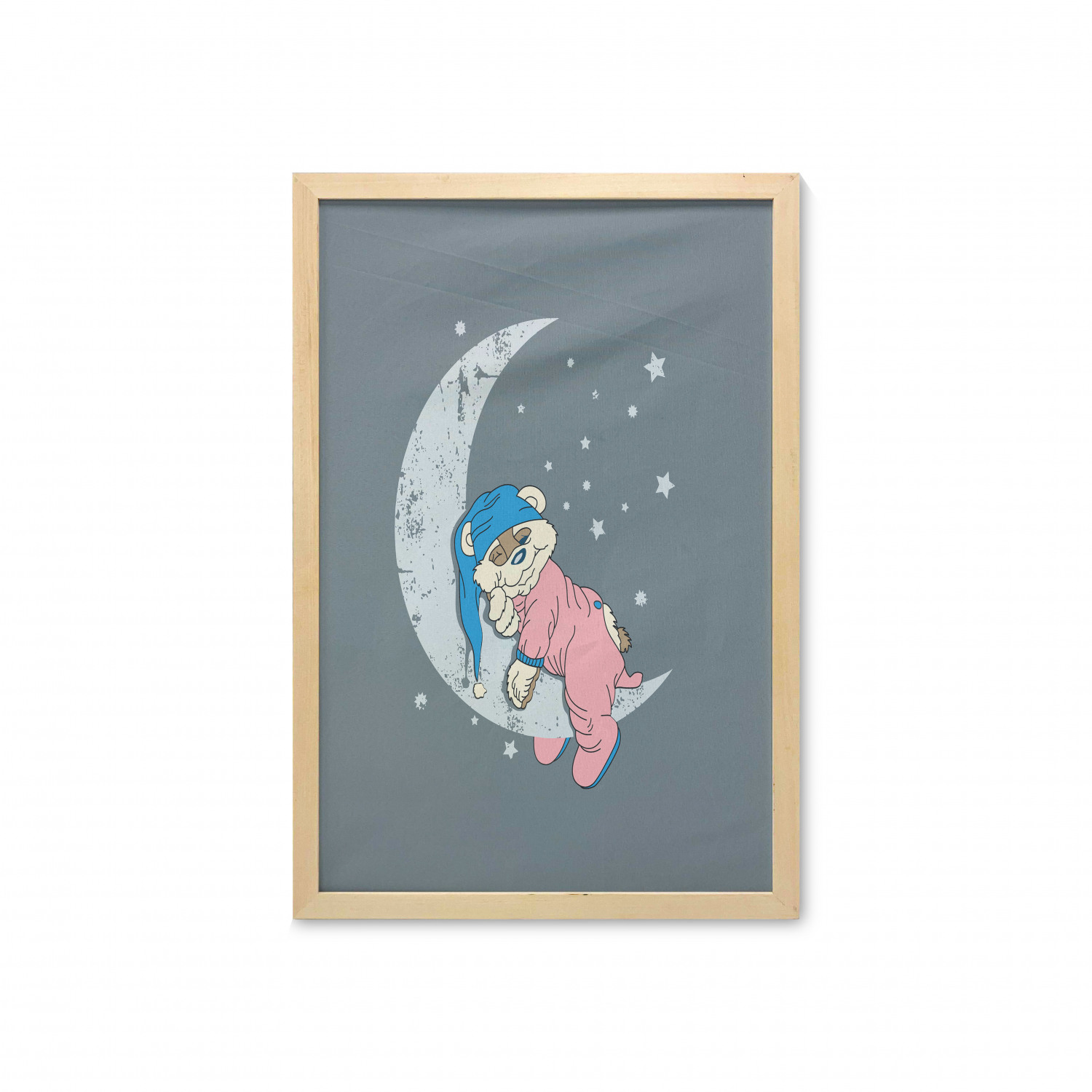 Ambesonne Bear Pattern Wall Art with Frame for Bathrooms Living Room Dorms - Picture 16 of 121