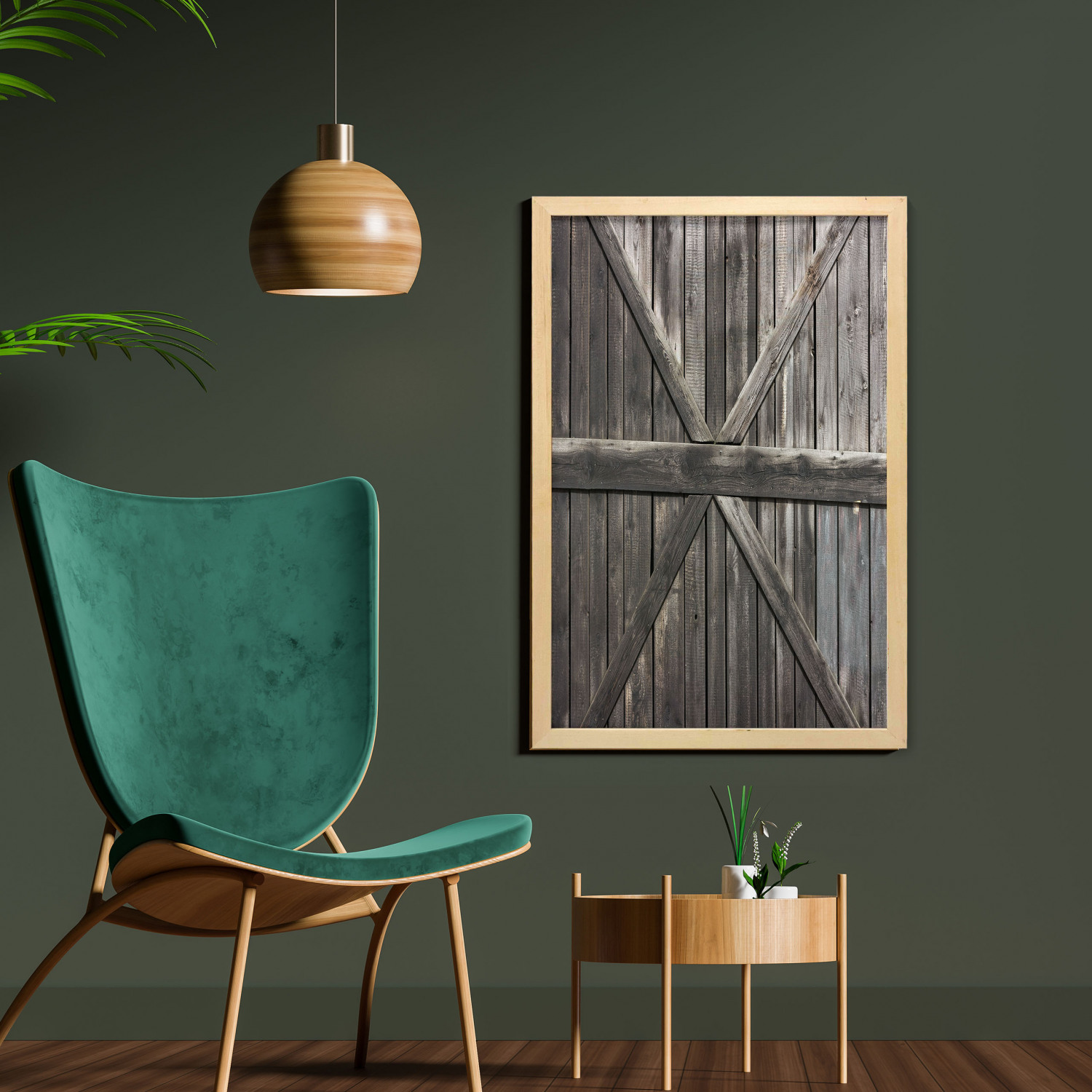 Ambesonne Country Wall Art with Frame for Bathrooms Living Room Dorms - Picture 69 of 123