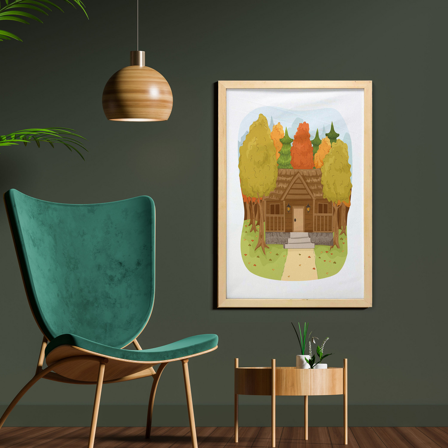 Ambesonne Country Wall Art with Frame for Bathrooms Living Room Dorms - Picture 9 of 123