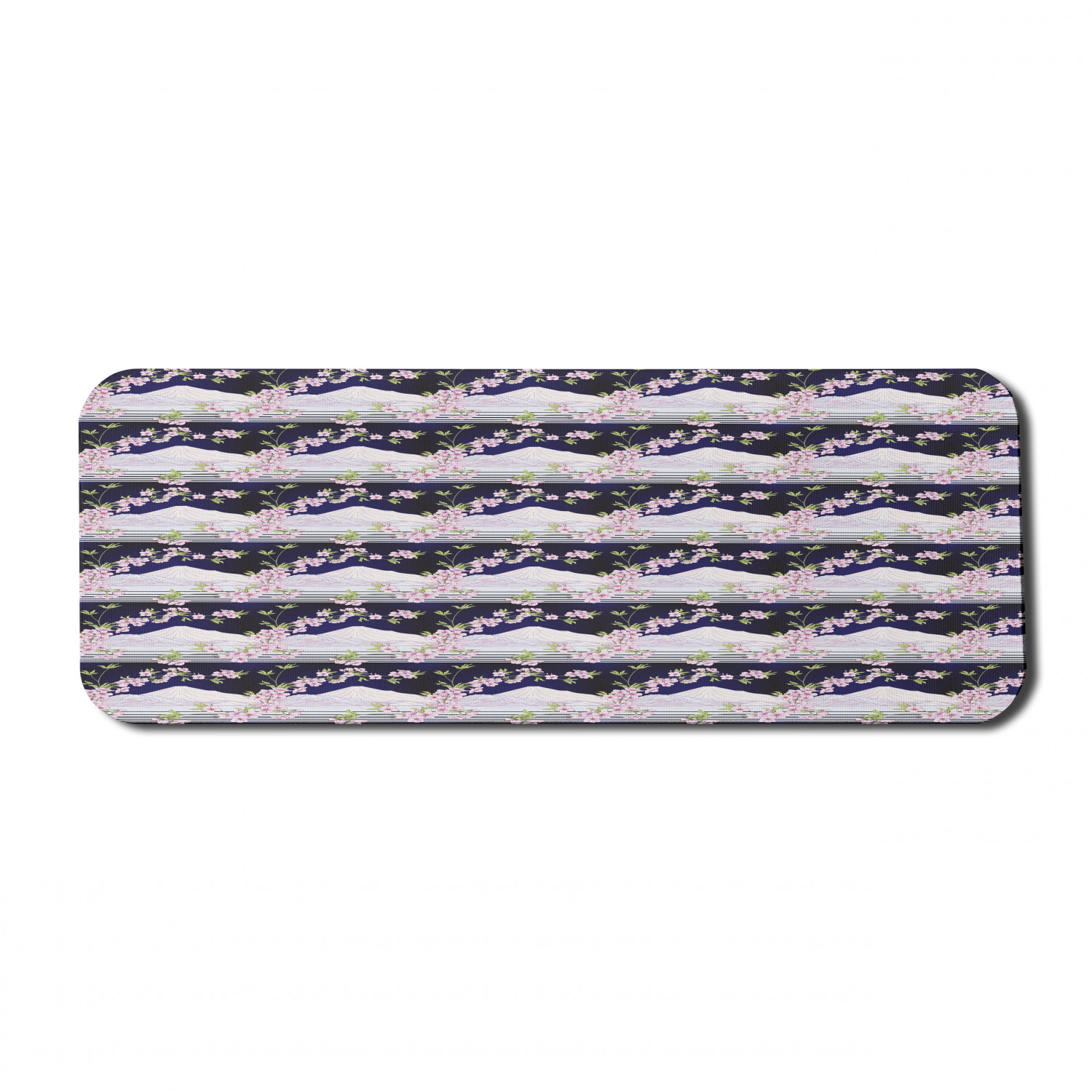 Ambesonne Floral Blossom Rectangle Non-Slip Mousepad, 31" x 12" Gaming Size - Picture 44 of 105