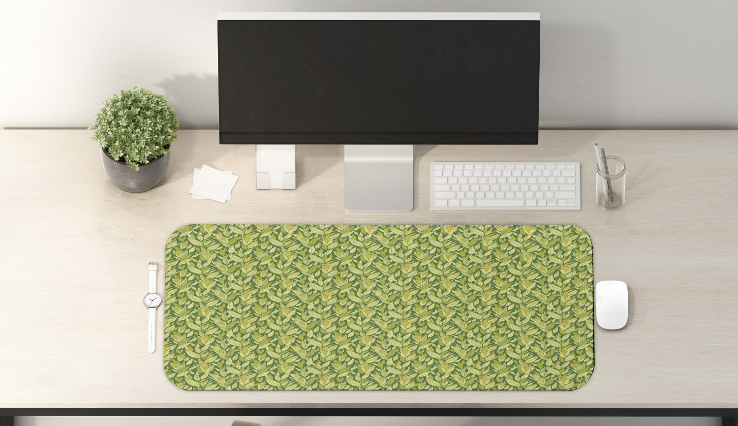 Ambesonne Garden Rectangle Non-Slip Mousepad, 31" x 12" Gaming Size - Picture 81 of 101