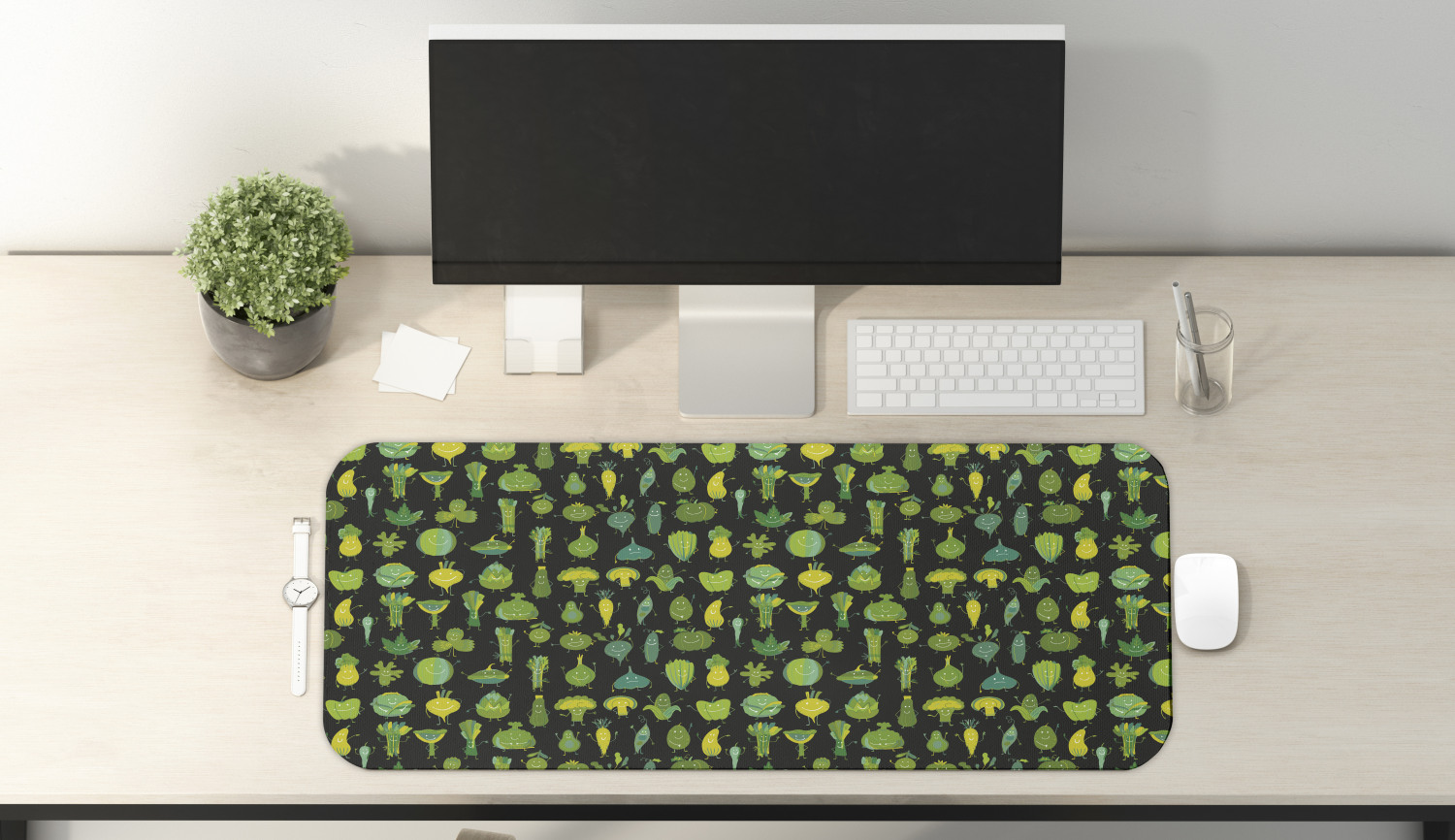 Ambesonne Garden Rectangle Non-Slip Mousepad, 31" x 12" Gaming Size - Picture 87 of 101