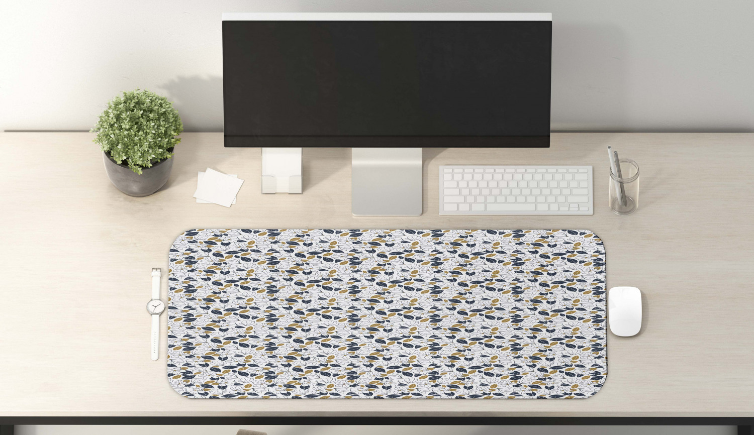 Ambesonne Garden Rectangle Non-Slip Mousepad, 31" x 12" Gaming Size - Picture 55 of 101