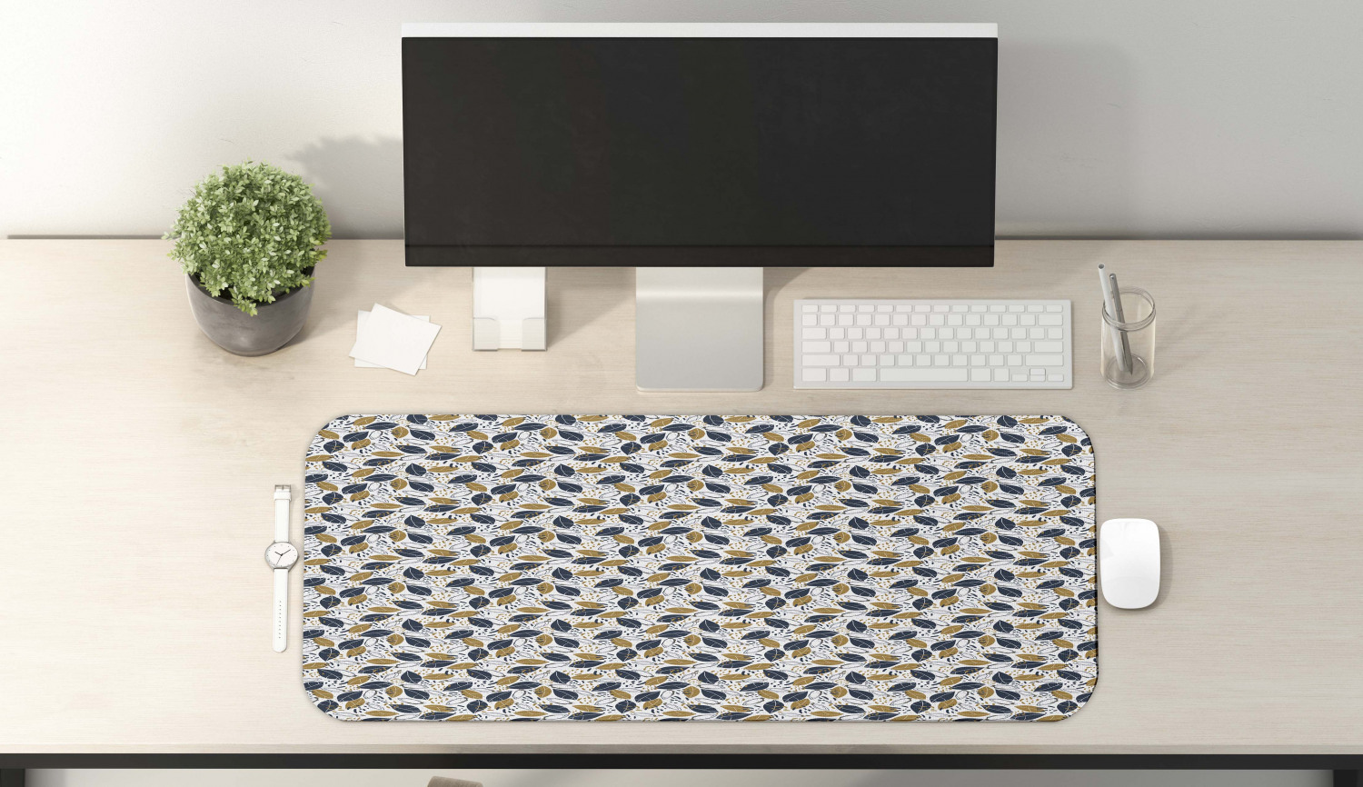 Ambesonne Garden Rectangle Non-Slip Mousepad, 31" x 12" Gaming Size - Picture 11 of 101