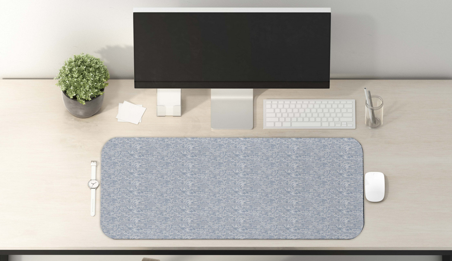 Ambesonne Garden Rectangle Non-Slip Mousepad, 31" x 12" Gaming Size - Picture 23 of 101