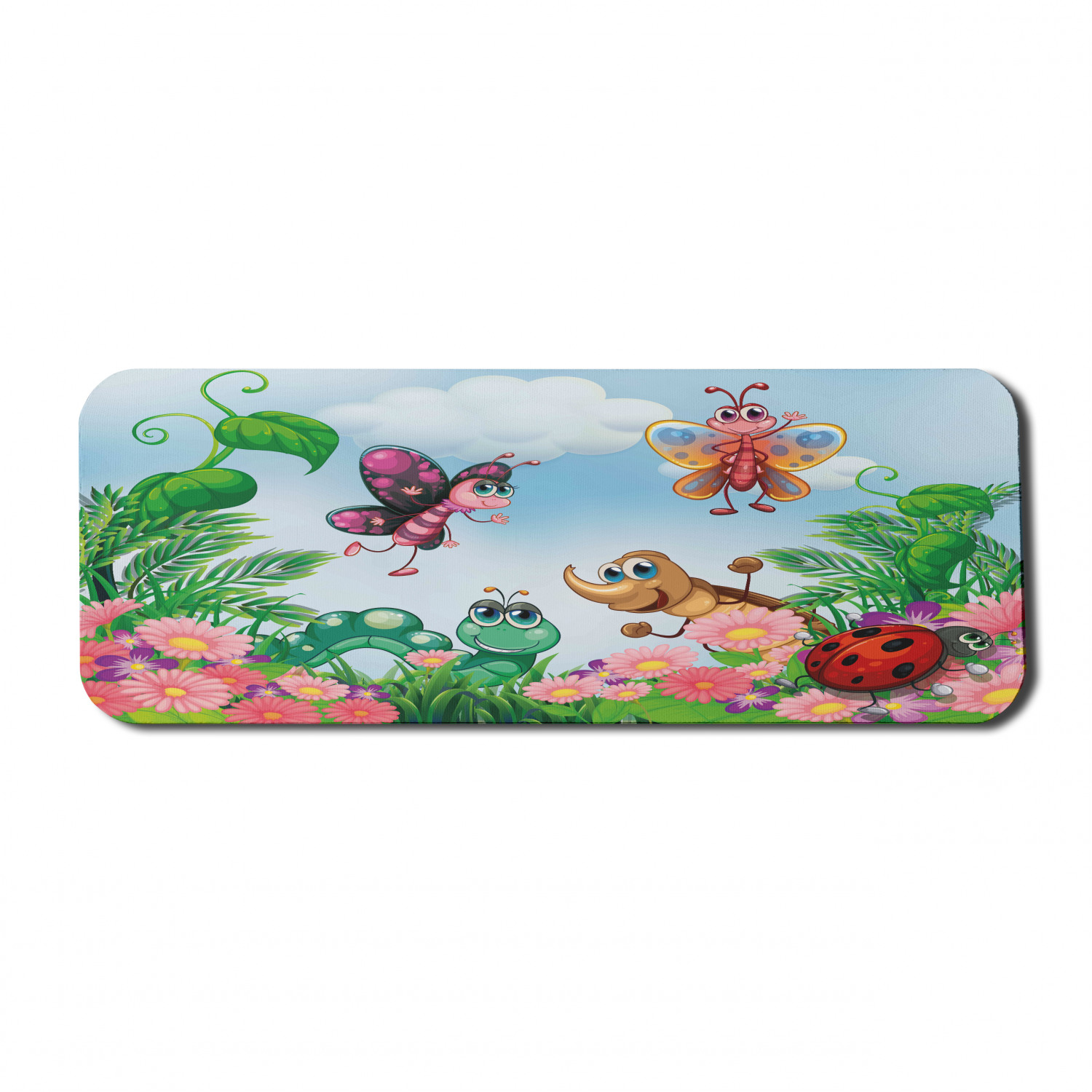 Ambesonne Garden Rectangle Non-Slip Mousepad, 31" x 12" Gaming Size - Picture 26 of 101