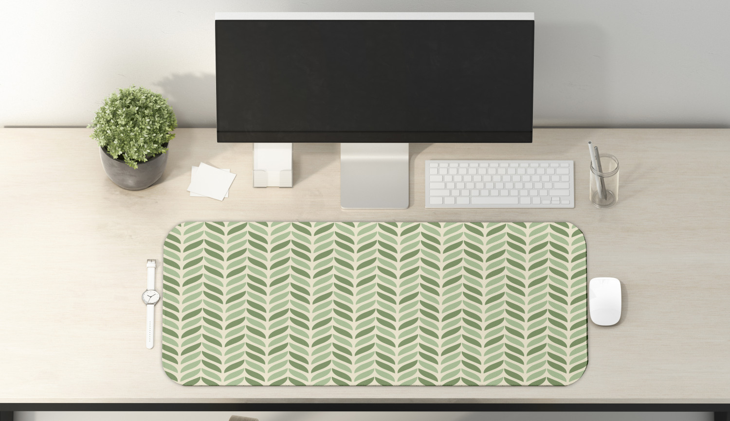 Ambesonne Garden Rectangle Non-Slip Mousepad, 31" x 12" Gaming Size - Picture 93 of 101