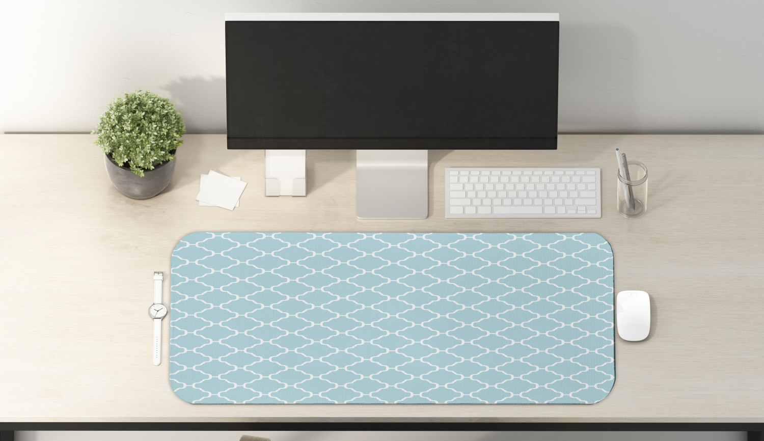 Ambesonne Garden Rectangle Non-Slip Mousepad, 31" x 12" Gaming Size - Picture 35 of 101