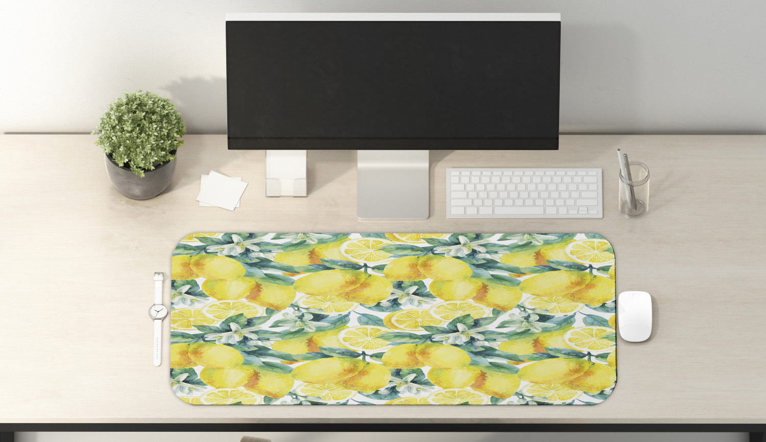 Ambesonne Garden Rectangle Non-Slip Mousepad, 31" x 12" Gaming Size - Picture 65 of 101