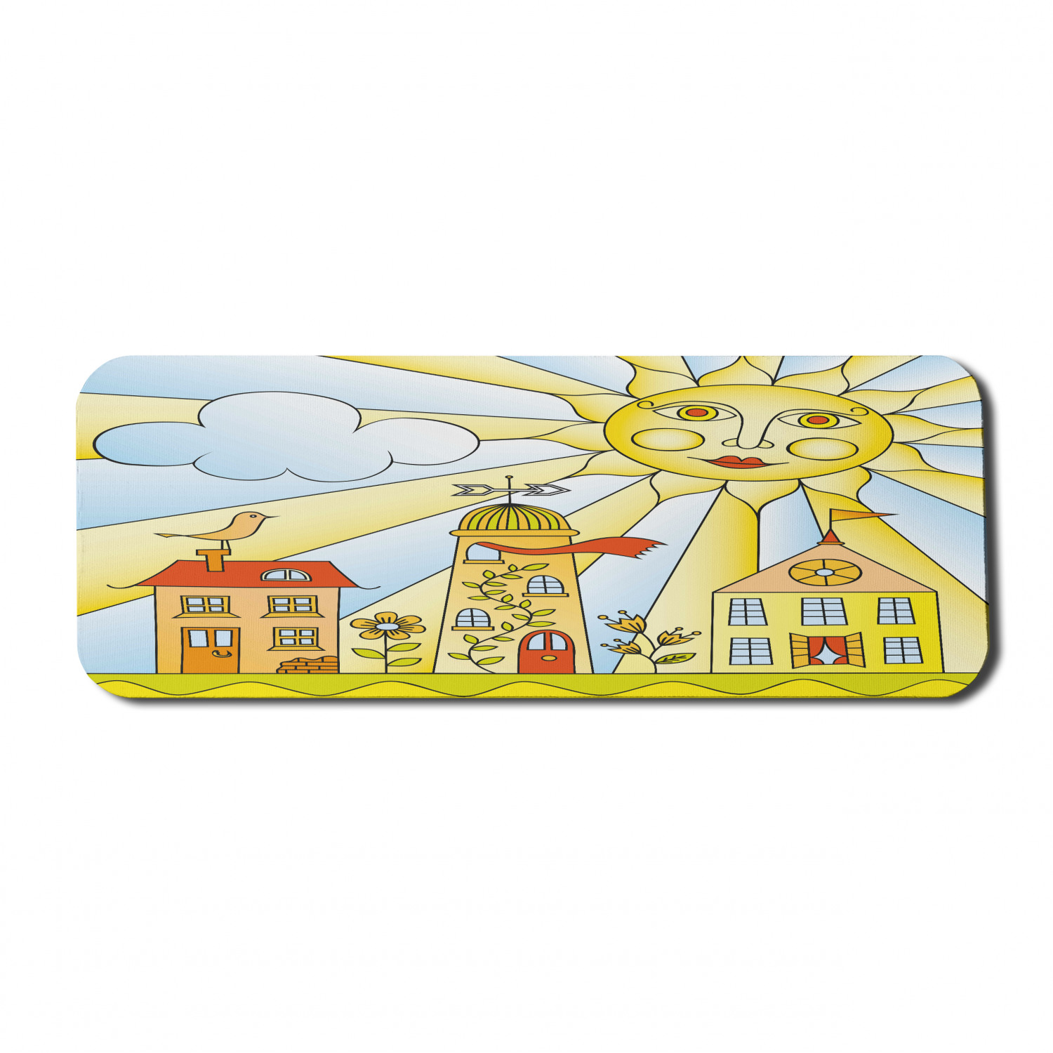 Ambesonne Garden Rectangle Non-Slip Mousepad, 31" x 12" Gaming Size - Picture 30 of 101