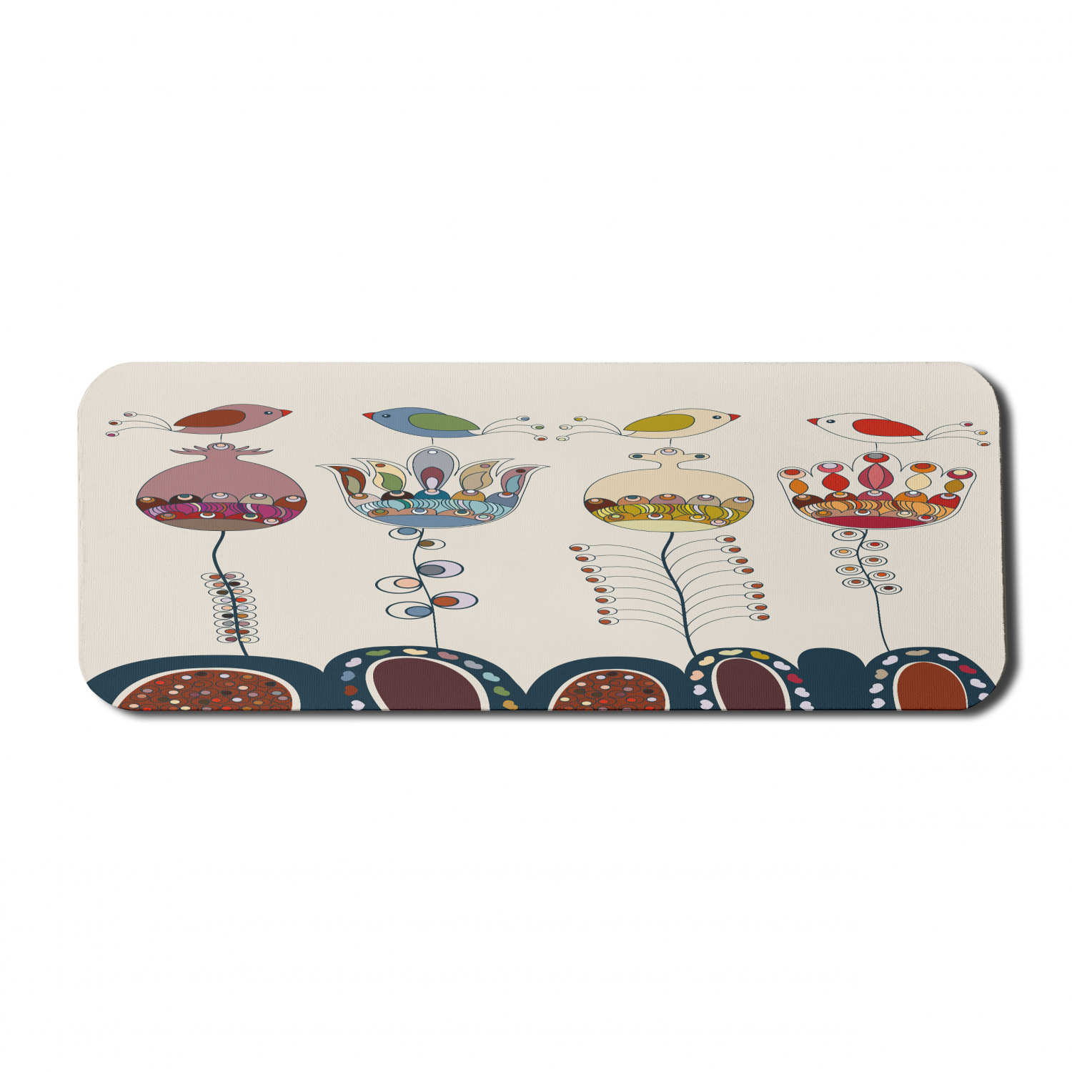 Ambesonne Garden Rectangle Non-Slip Mousepad, 31" x 12" Gaming Size - Picture 16 of 101