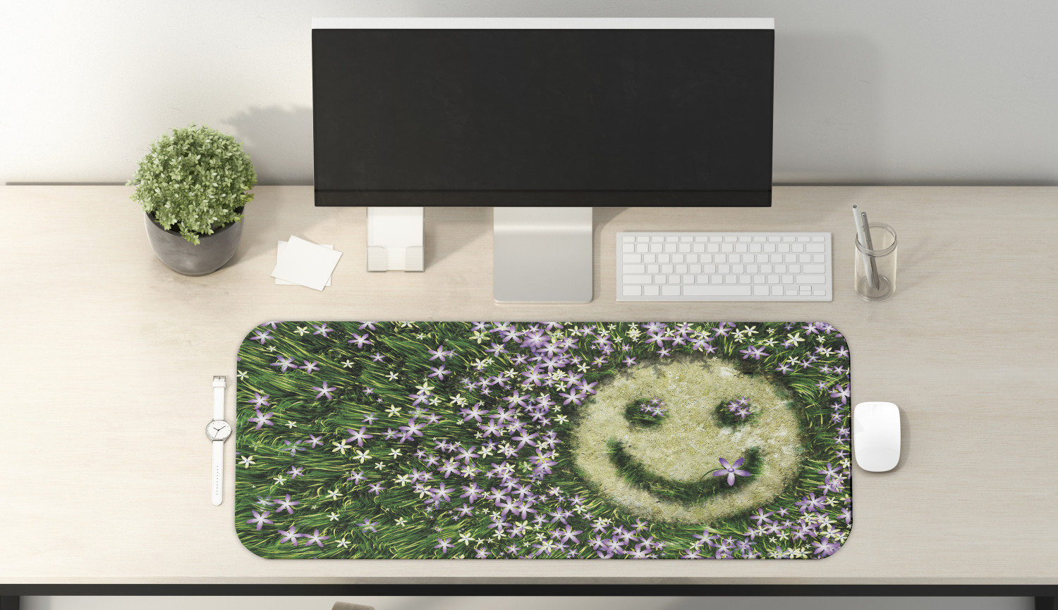 Ambesonne Garden Rectangle Non-Slip Mousepad, 31" x 12" Gaming Size - Picture 85 of 101