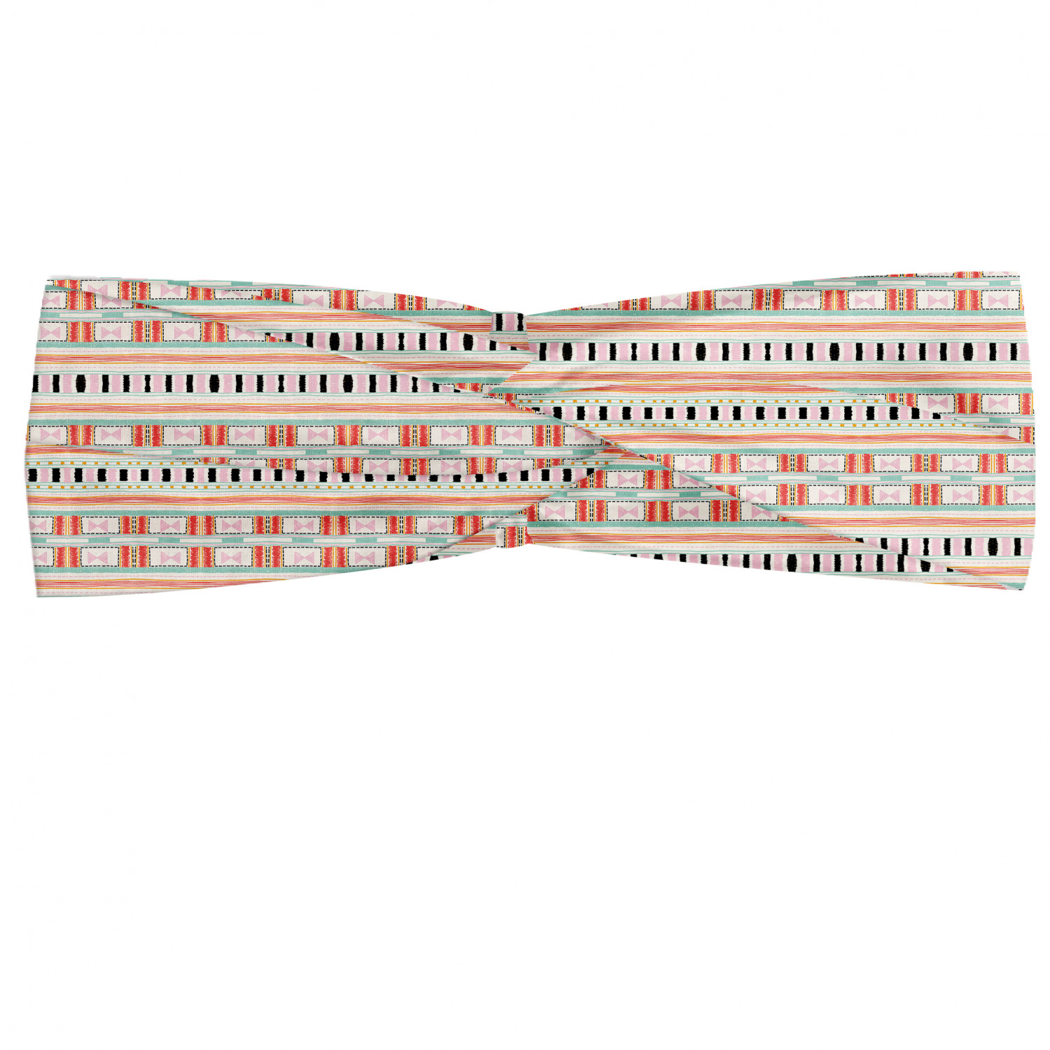 Ambesonne Modern Abstract Headband Elastic Soft Women's Bandana for Daily Use - Picture 48 of 93