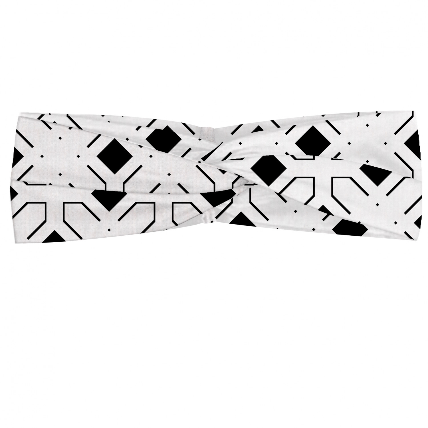 Ambesonne Modern Abstract Headband Elastic Soft Women's Bandana for Daily Use - Picture 76 of 93