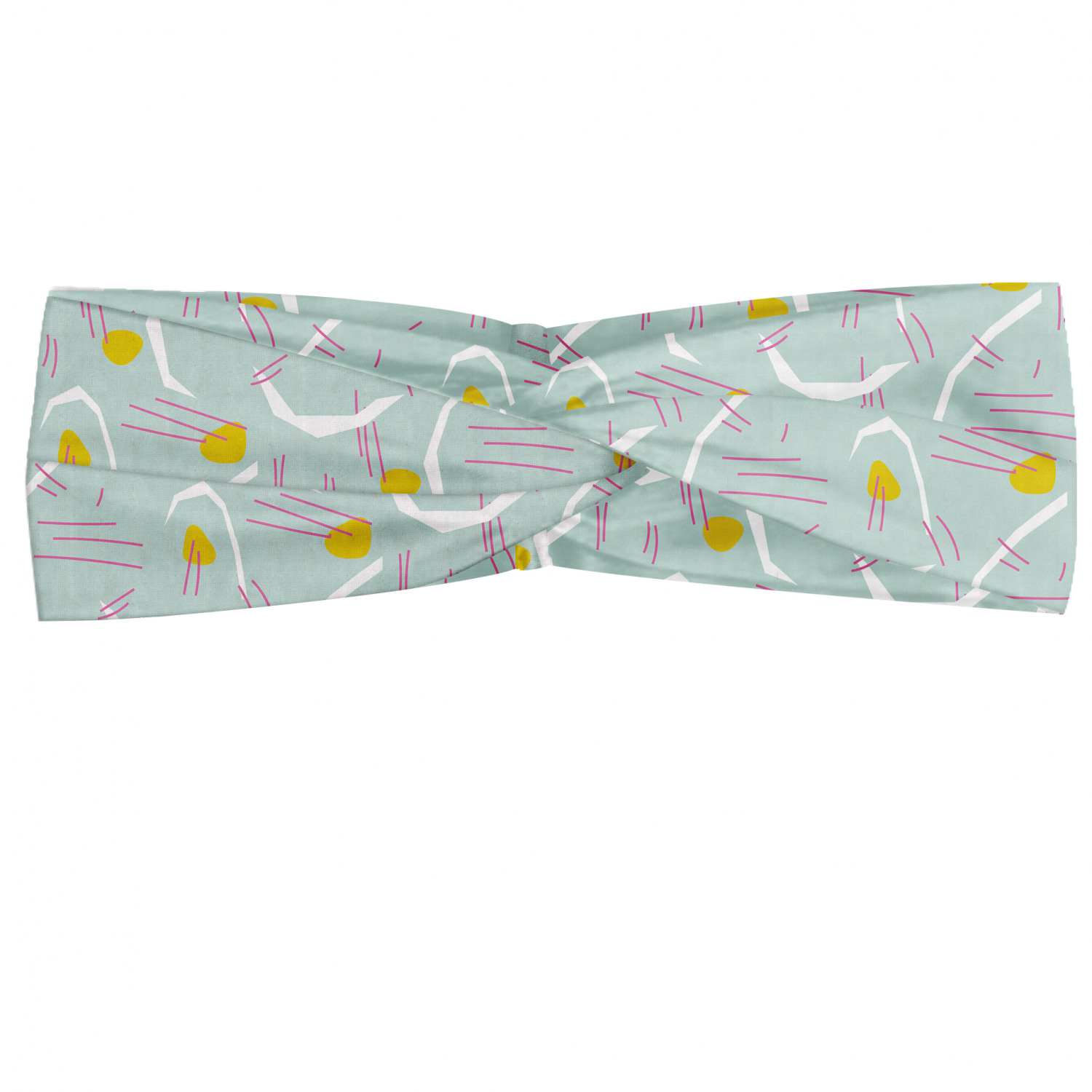 Ambesonne Modern Abstract Headband Elastic Soft Women's Bandana for Daily Use - Picture 62 of 93