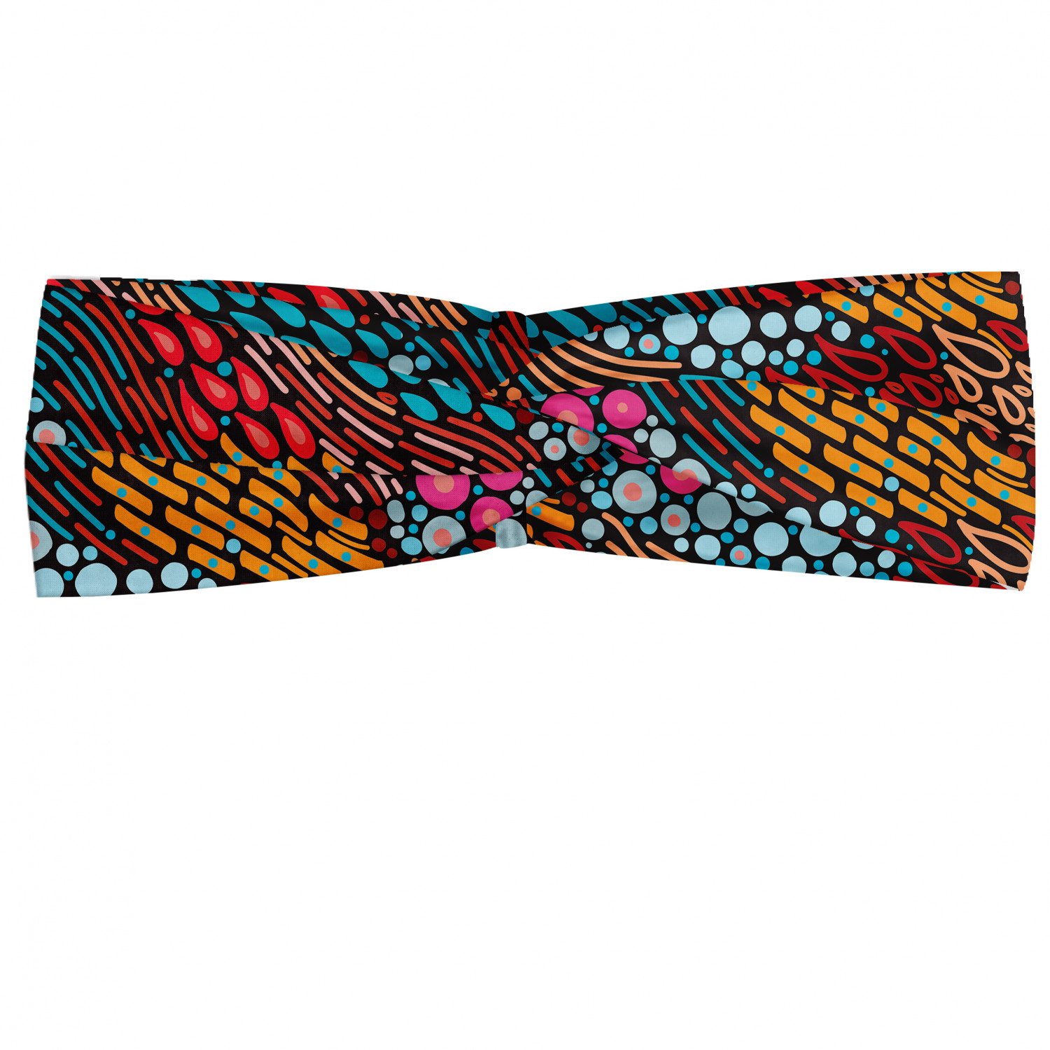 Ambesonne Modern Abstract Headband Elastic Soft Women's Bandana for Daily Use - Picture 92 of 93