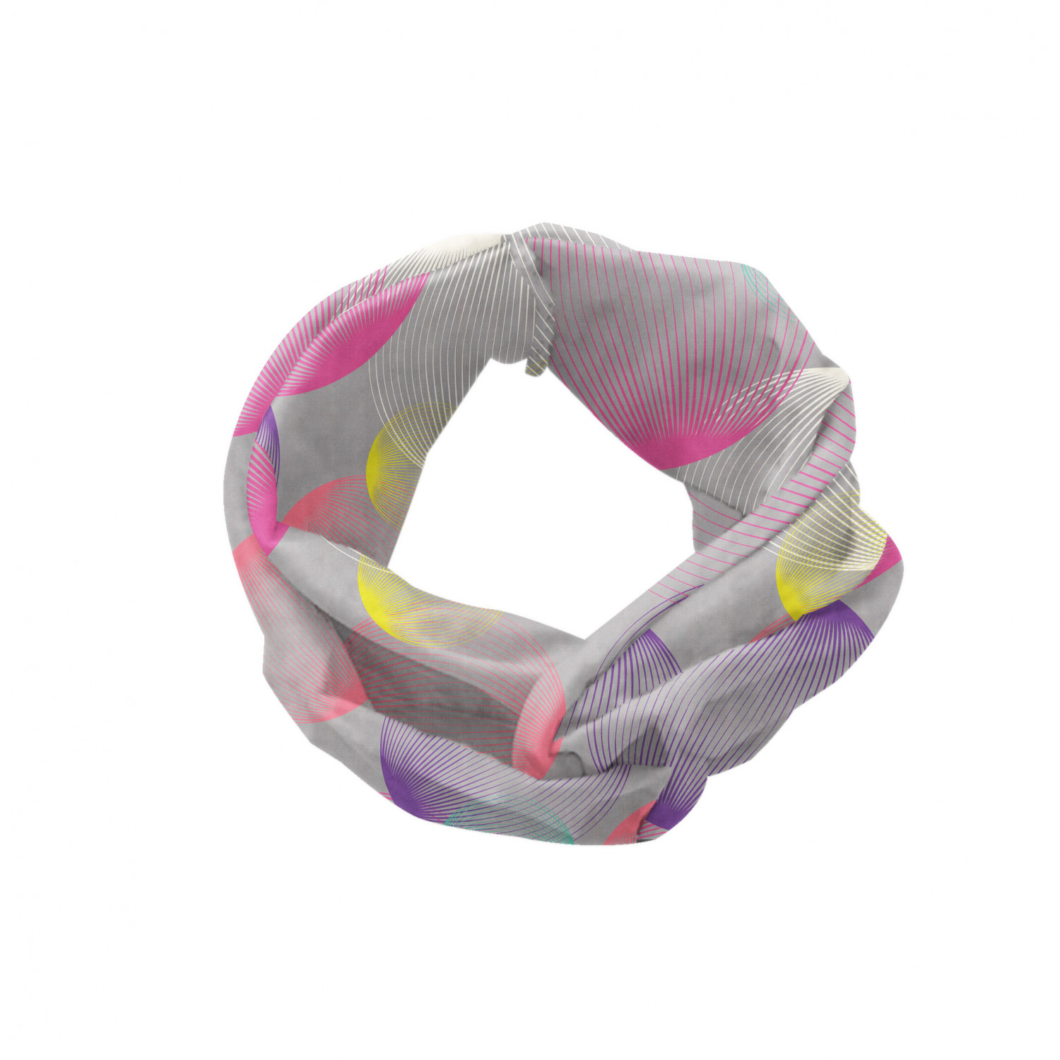 Ambesonne Modern Abstract Headband Elastic Soft Women's Bandana for Daily Use - Picture 11 of 93