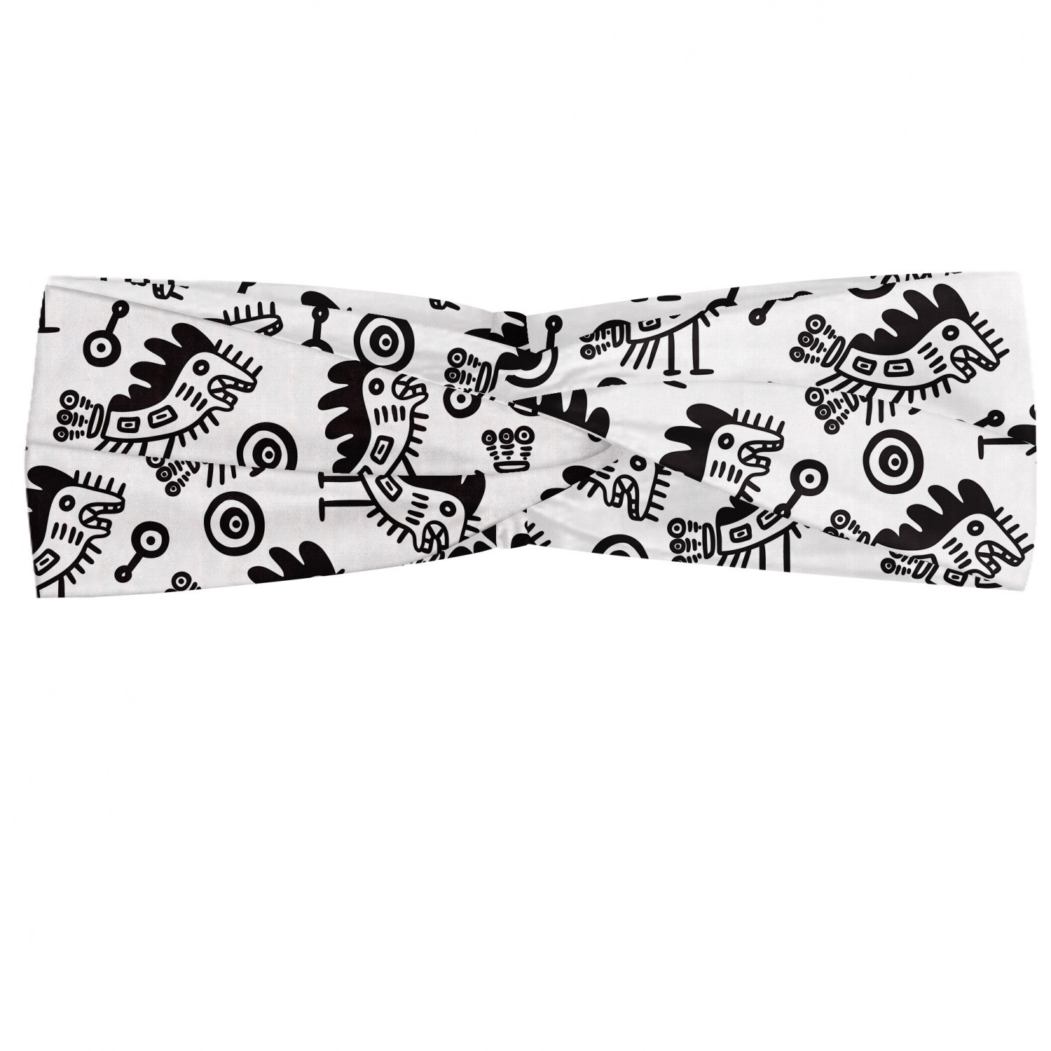 Ambesonne Surreal Abstract Headband Elastic Soft Women's Bandana for Daily Use - Picture 38 of 97