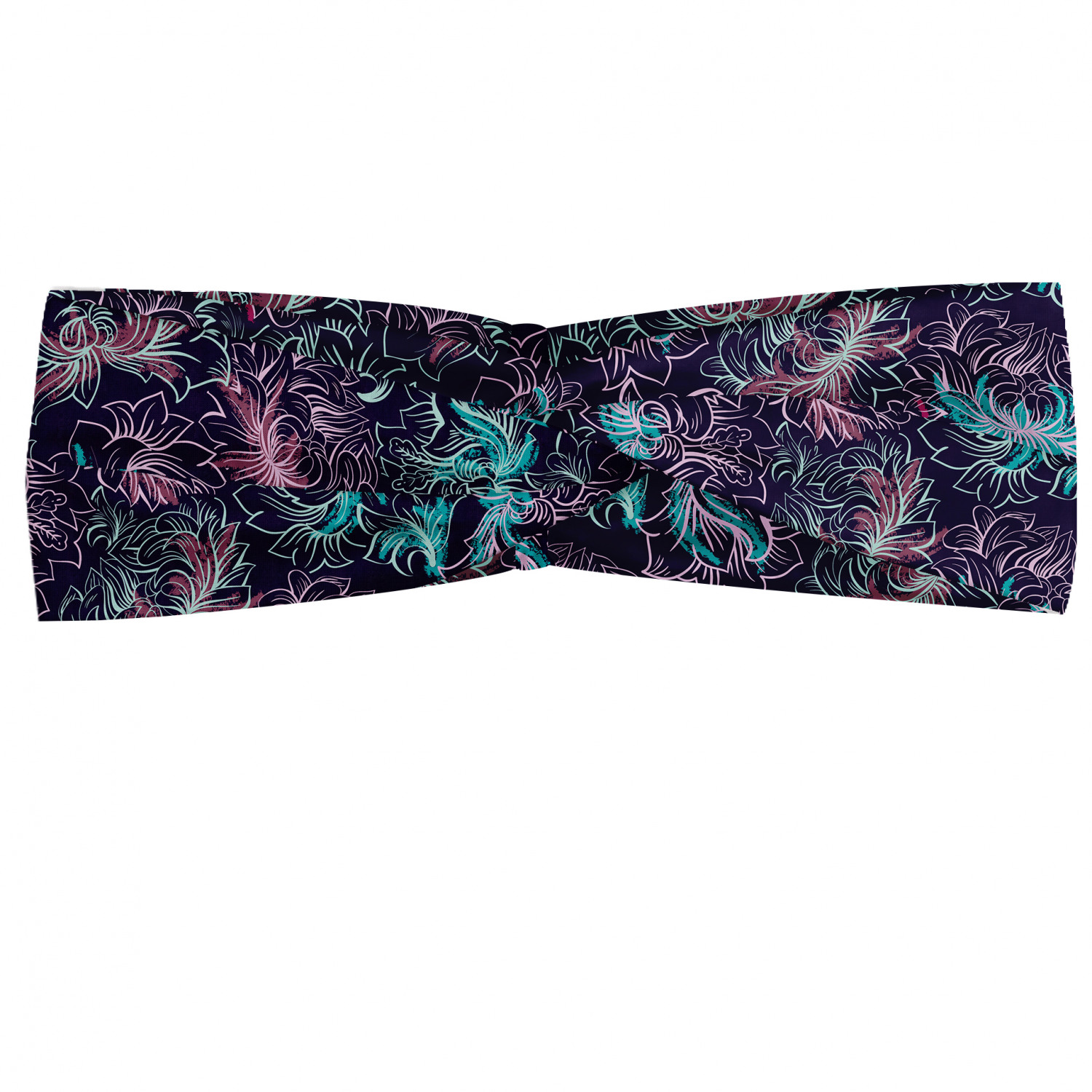 Ambesonne Surreal Abstract Headband Elastic Soft Women's Bandana for Daily Use - Picture 42 of 97