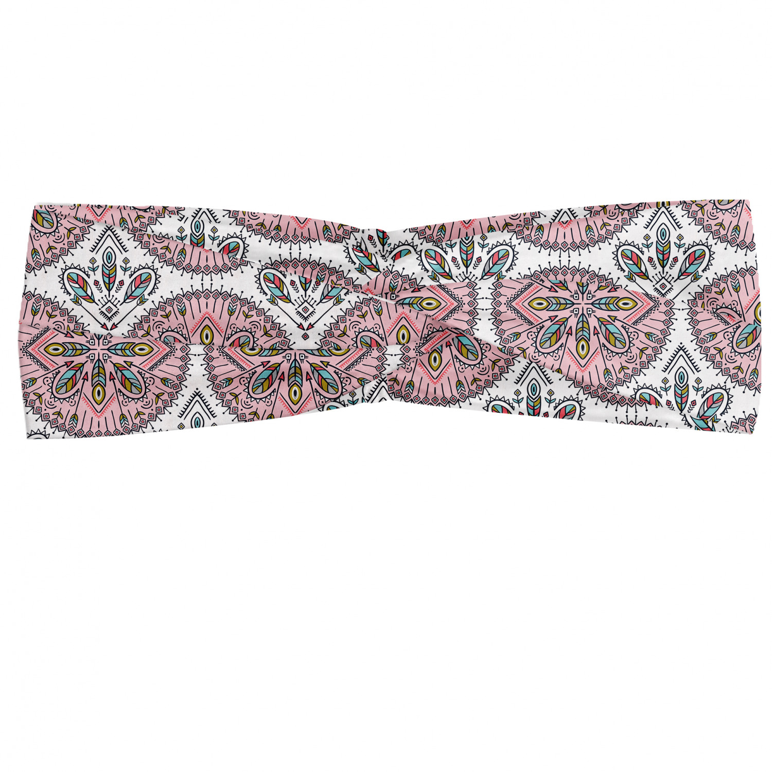 Ambesonne Surreal Abstract Headband Elastic Soft Women's Bandana for Daily Use - Picture 12 of 97