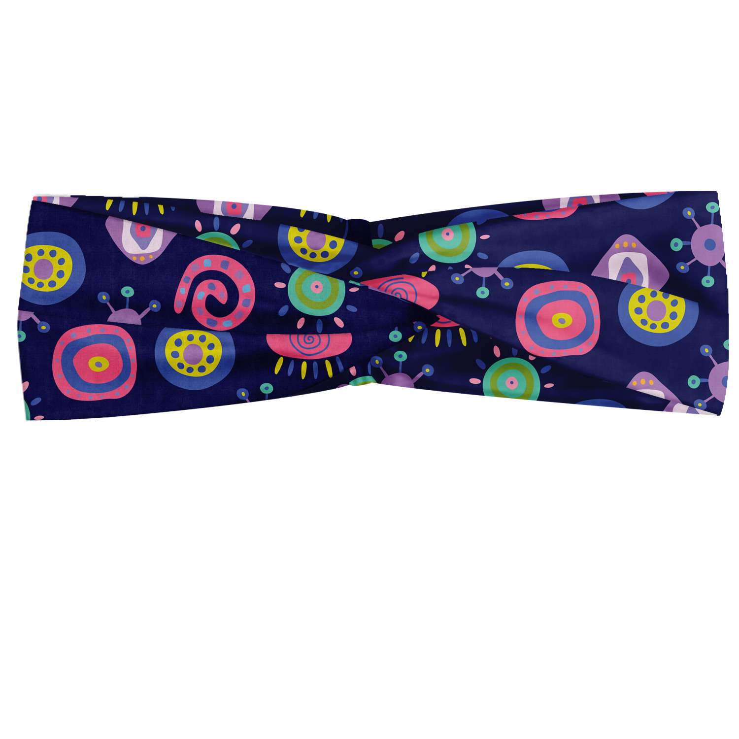 Ambesonne Surreal Abstract Headband Elastic Soft Women's Bandana for Daily Use - Picture 46 of 97