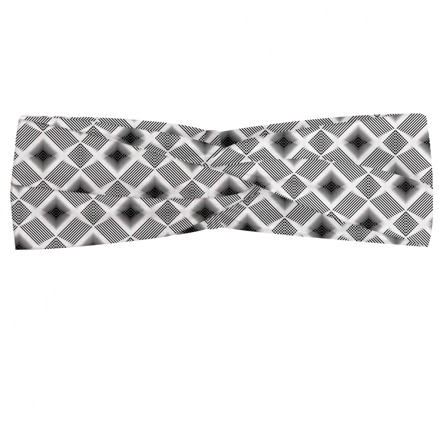 Ambesonne Geometric Modern Headband Elastic Soft Women's Bandana for Daily Use - Picture 30 of 121