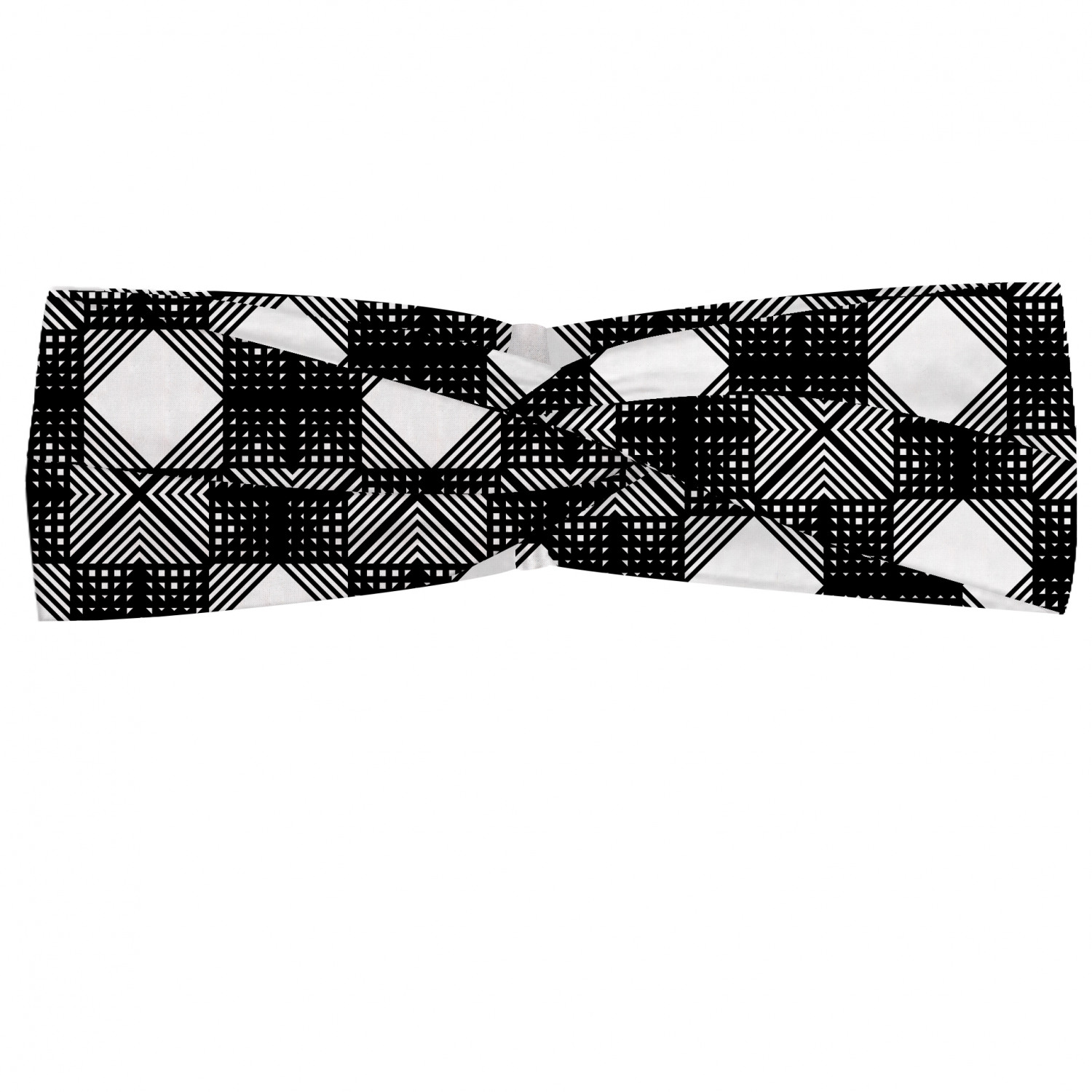 Ambesonne Geometric Modern Headband Elastic Soft Women's Bandana for Daily Use - Picture 102 of 121