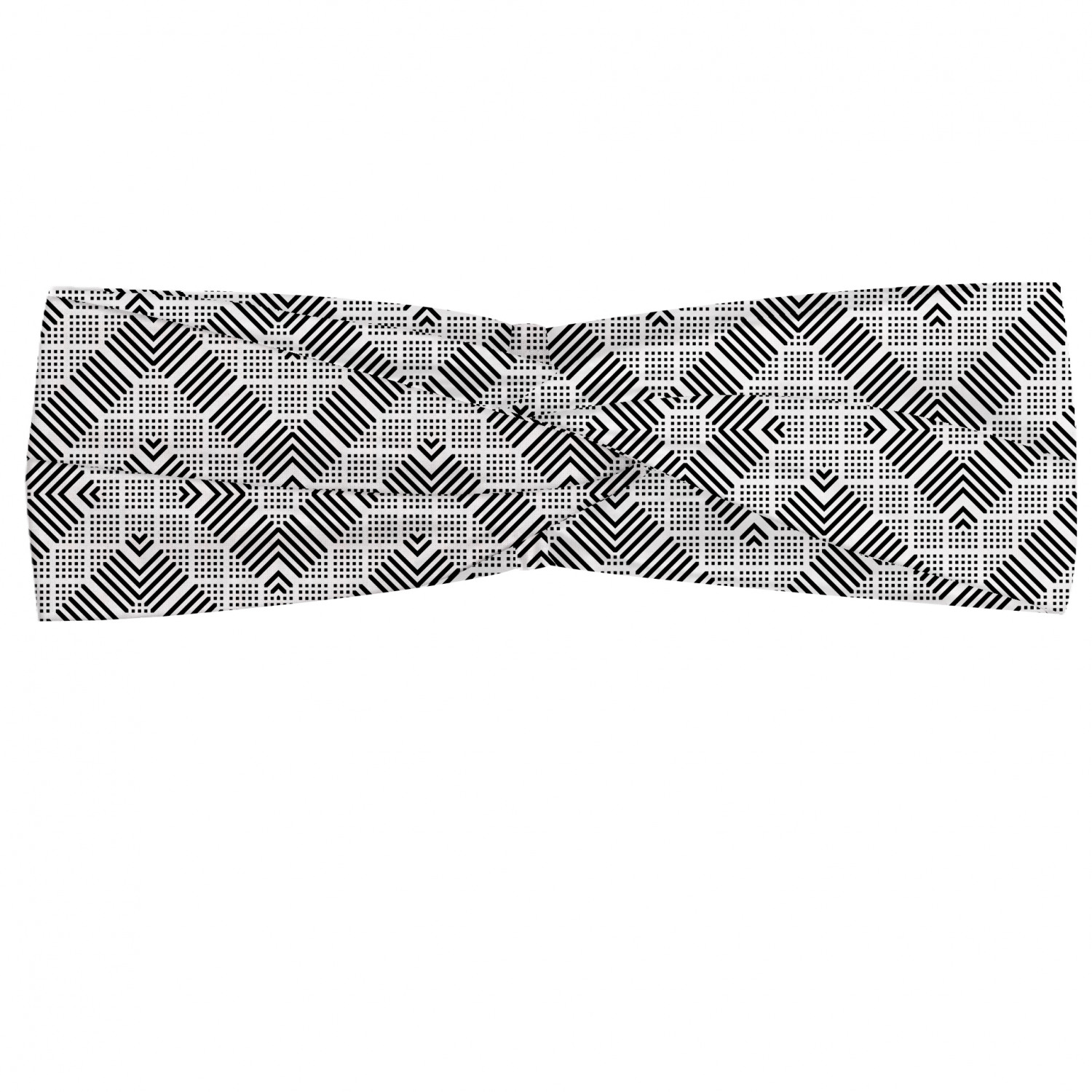 Ambesonne Geometric Modern Headband Elastic Soft Women's Bandana for Daily Use - Picture 120 of 121