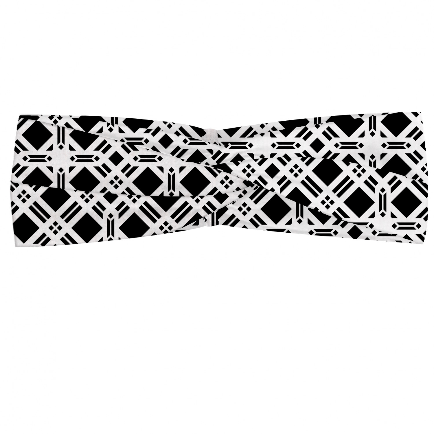Ambesonne Geometric Modern Headband Elastic Soft Women's Bandana for Daily Use - Picture 72 of 121