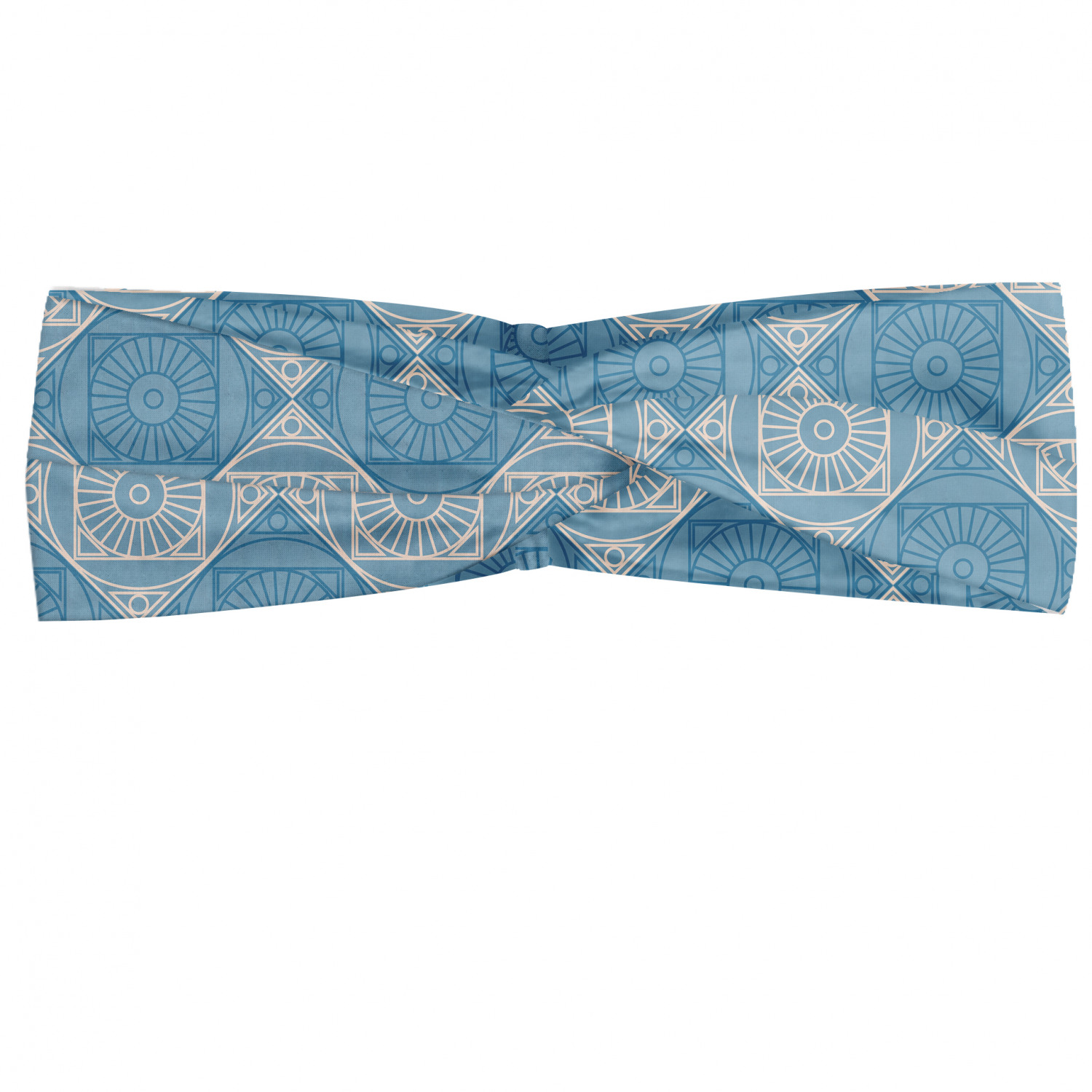 Ambesonne Geometric Modern Headband Elastic Soft Women's Bandana for Daily Use - Picture 40 of 121