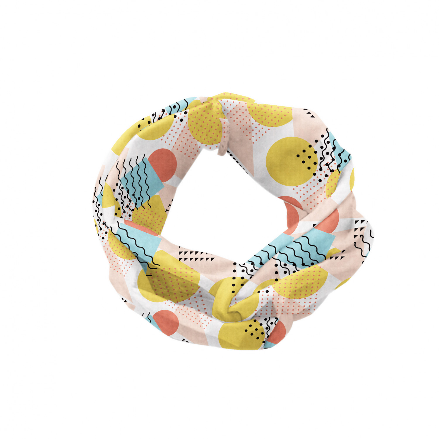 Ambesonne Geometric Modern Headband Elastic Soft Women's Bandana for Daily Use - Picture 111 of 121