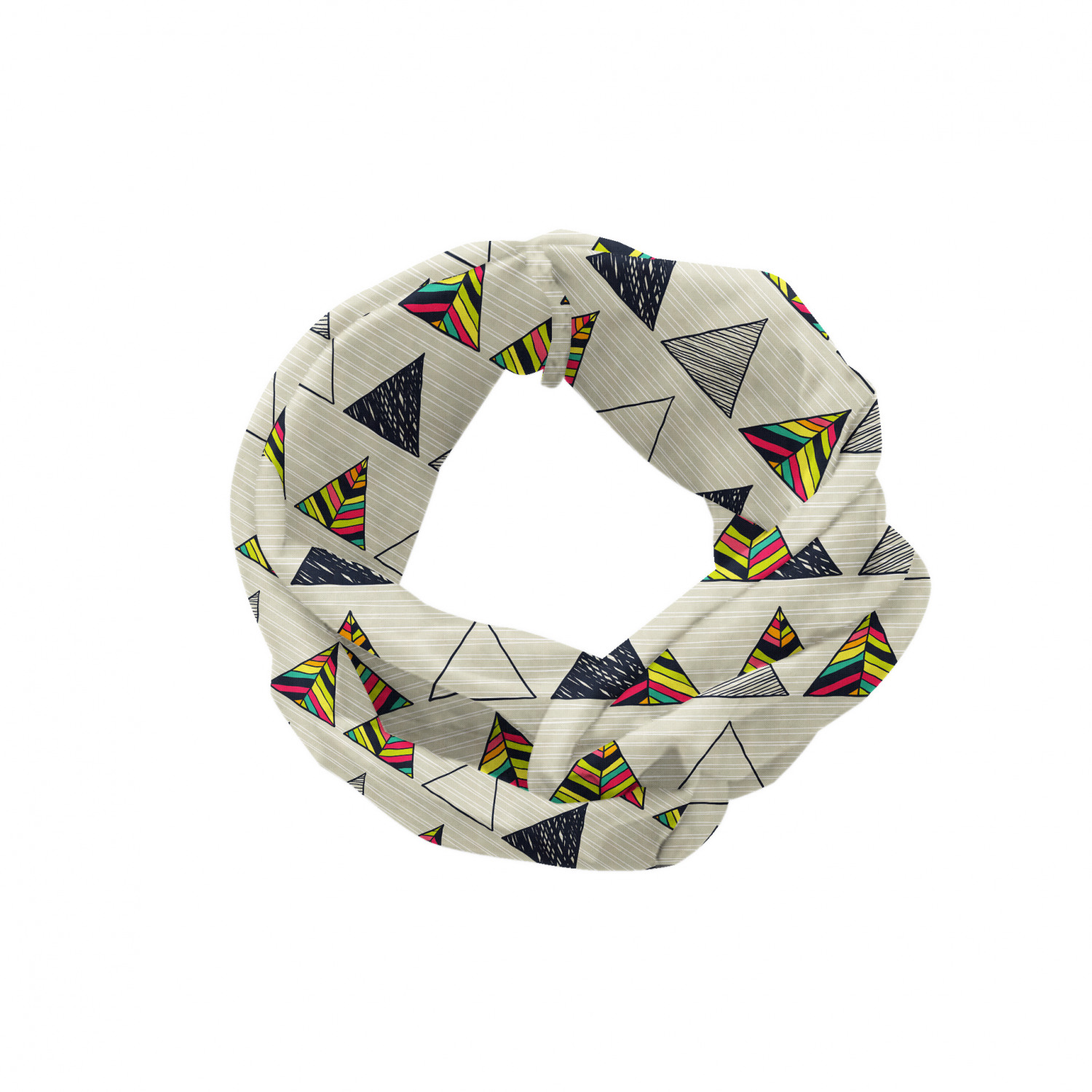 Ambesonne Geometric Modern Headband Elastic Soft Women's Bandana for Daily Use - Picture 11 of 121