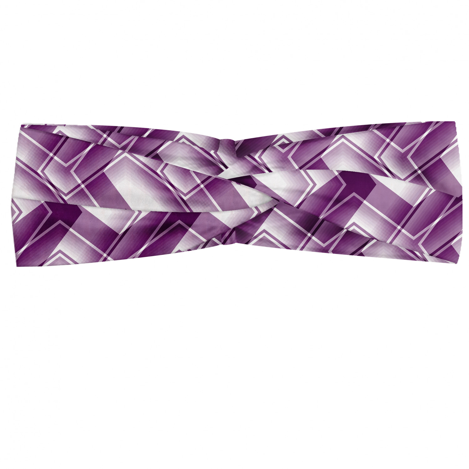 Ambesonne Abstract Shape Headband Elastic Soft Women's Bandana for Daily Use - Picture 106 of 123
