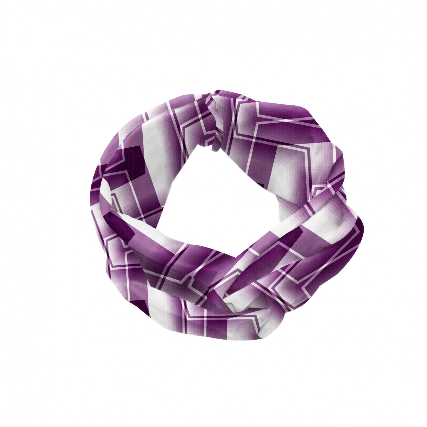 Ambesonne Abstract Shape Headband Elastic Soft Women's Bandana for Daily Use - Picture 107 of 123