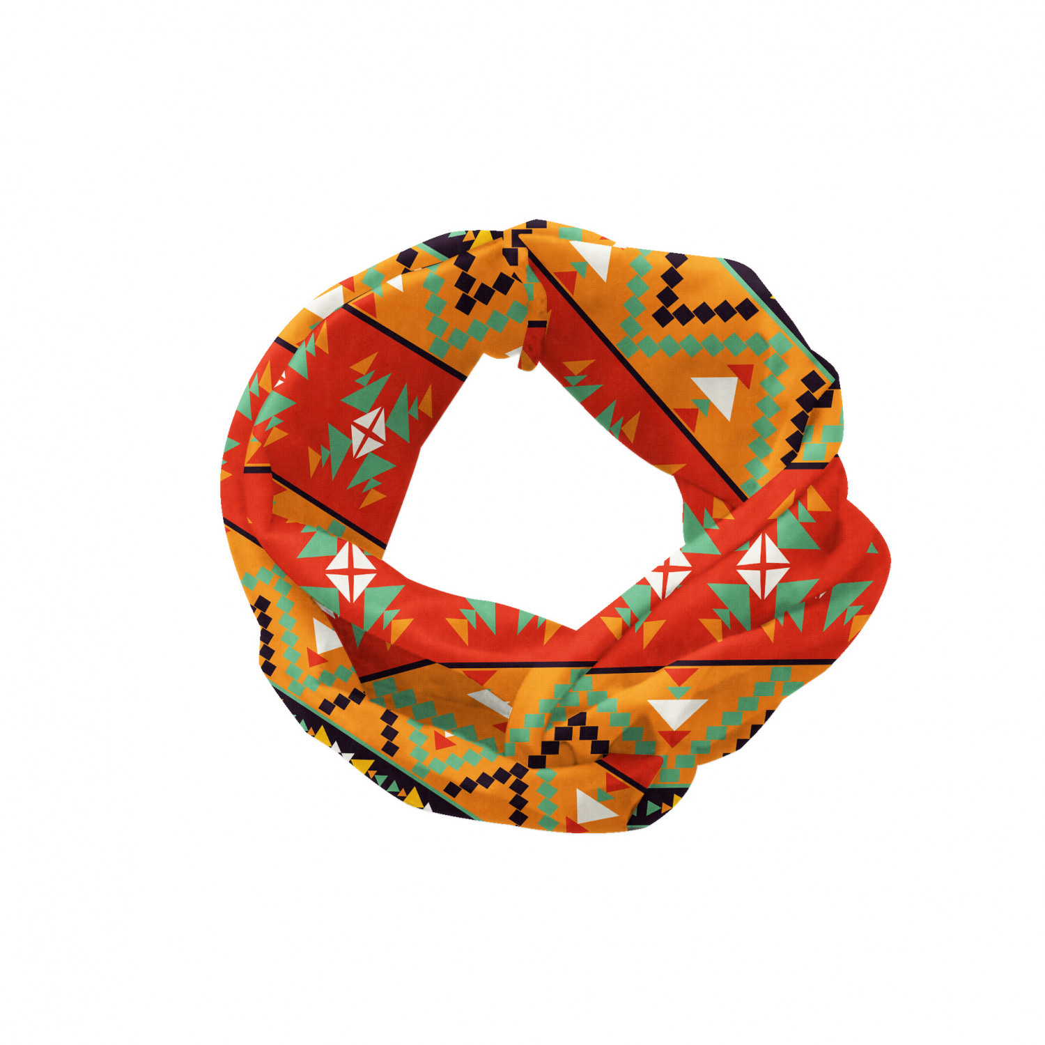 Ambesonne Abstract Shape Headband Elastic Soft Women's Bandana for Daily Use - Picture 105 of 123