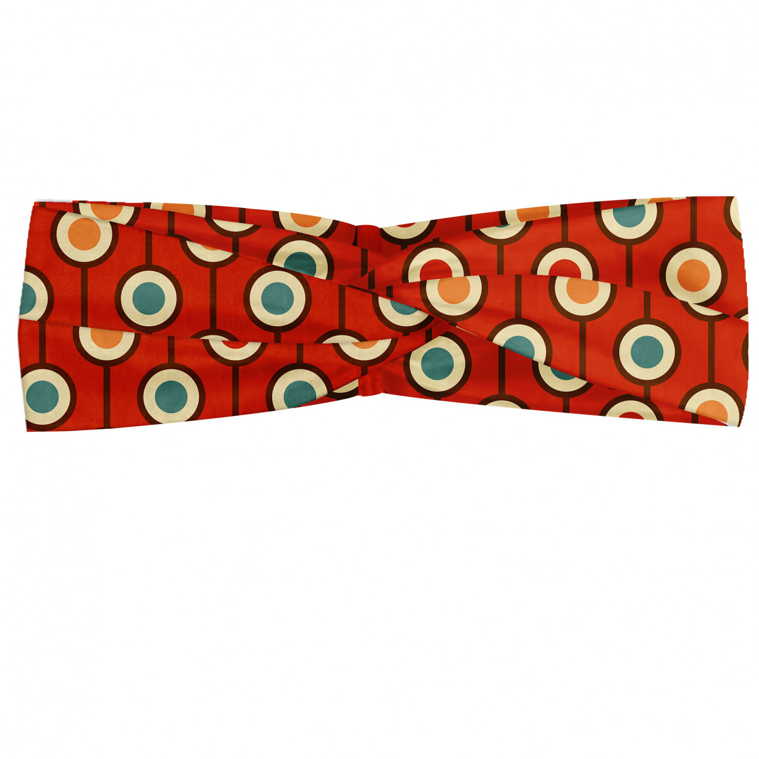 Ambesonne Abstract Shape Headband Elastic Soft Women's Bandana for Daily Use - Picture 4 of 123