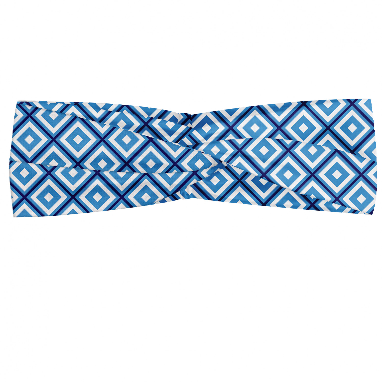 Ambesonne Abstract Shape Headband Elastic Soft Women's Bandana for Daily Use - Picture 48 of 123