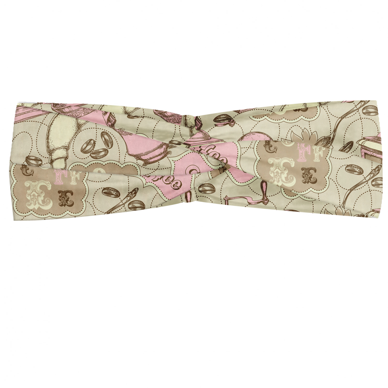Ambesonne Abstract Shape Headband Elastic Soft Women's Bandana for Daily Use - Picture 96 of 123