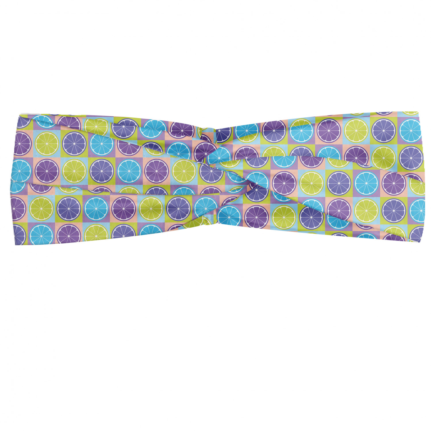 Ambesonne Abstract Shape Headband Elastic Soft Women's Bandana for Daily Use - Picture 60 of 123