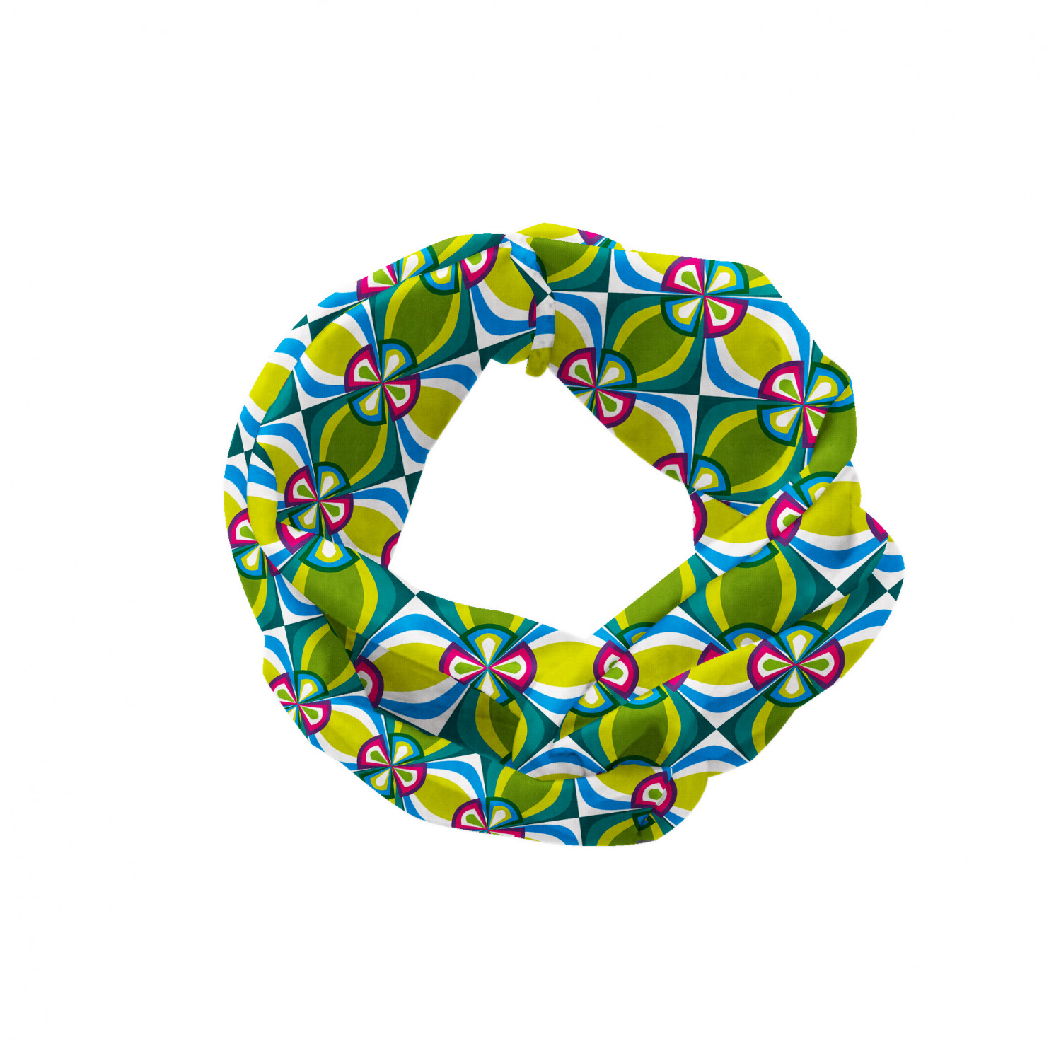 Ambesonne Abstract Shape Headband Elastic Soft Women's Bandana for Daily Use - Picture 37 of 123