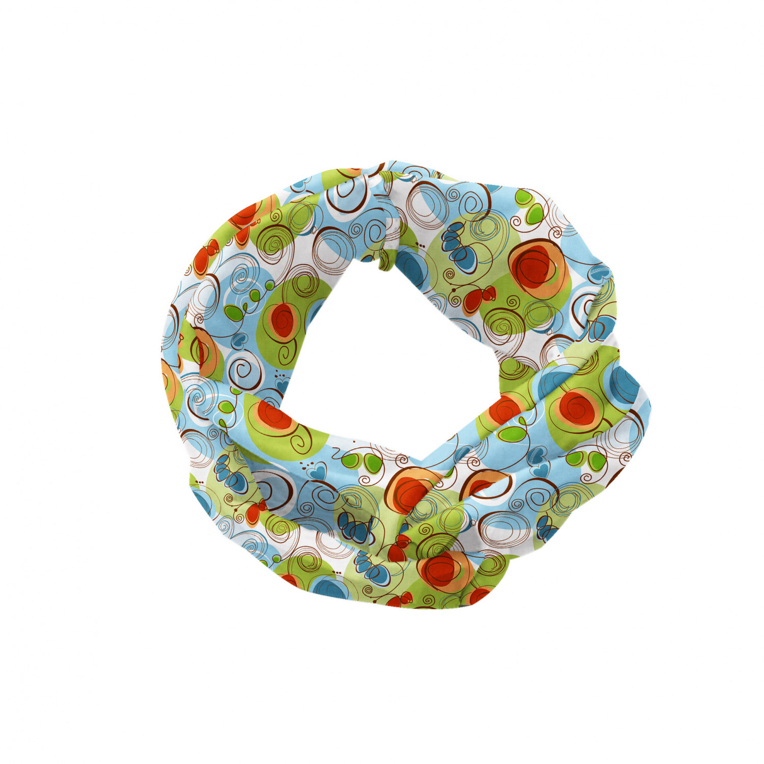 Ambesonne Abstract Shape Headband Elastic Soft Women's Bandana for Daily Use - Picture 51 of 123
